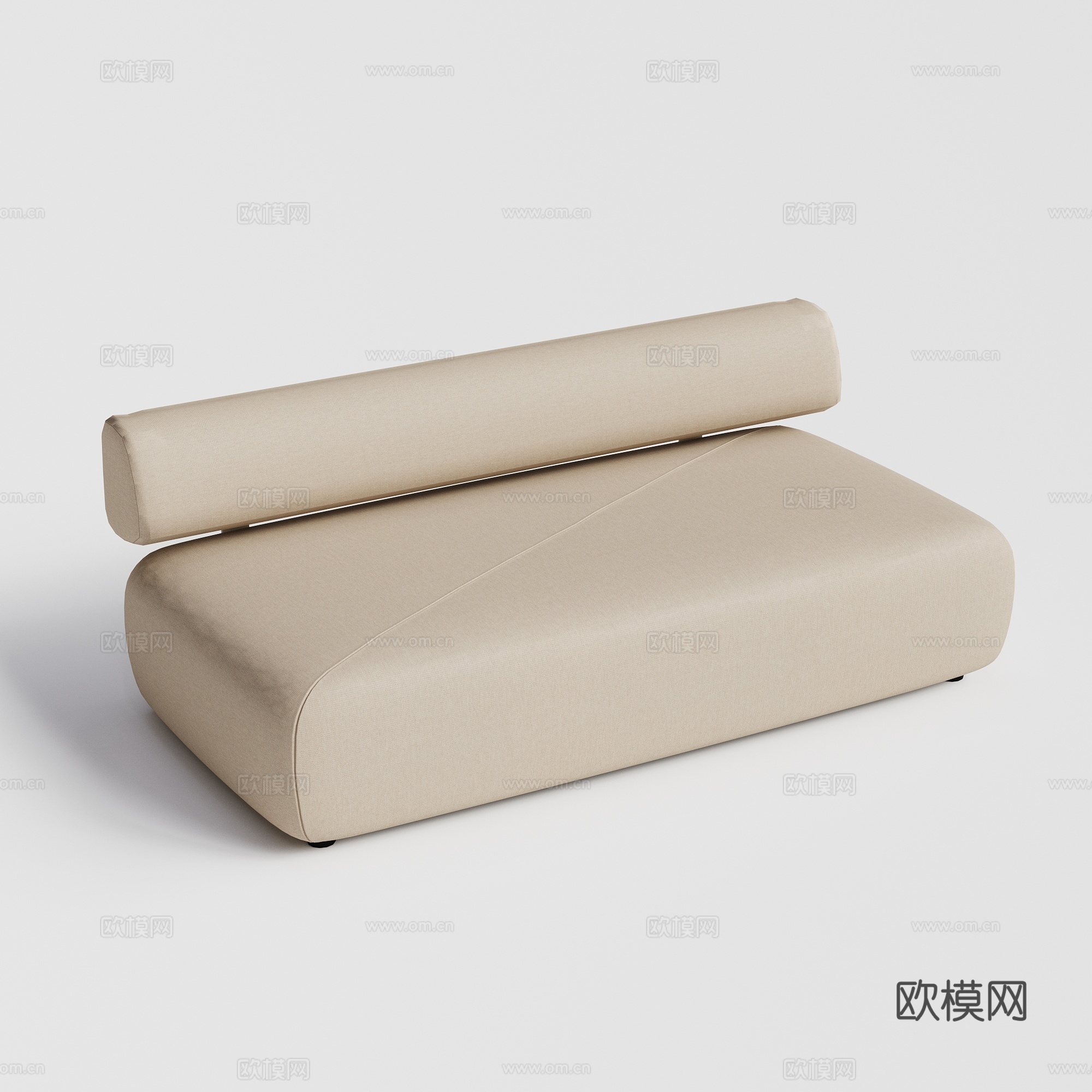 DEDON - 现代户外沙发 双人沙发 无扶手沙发su模型