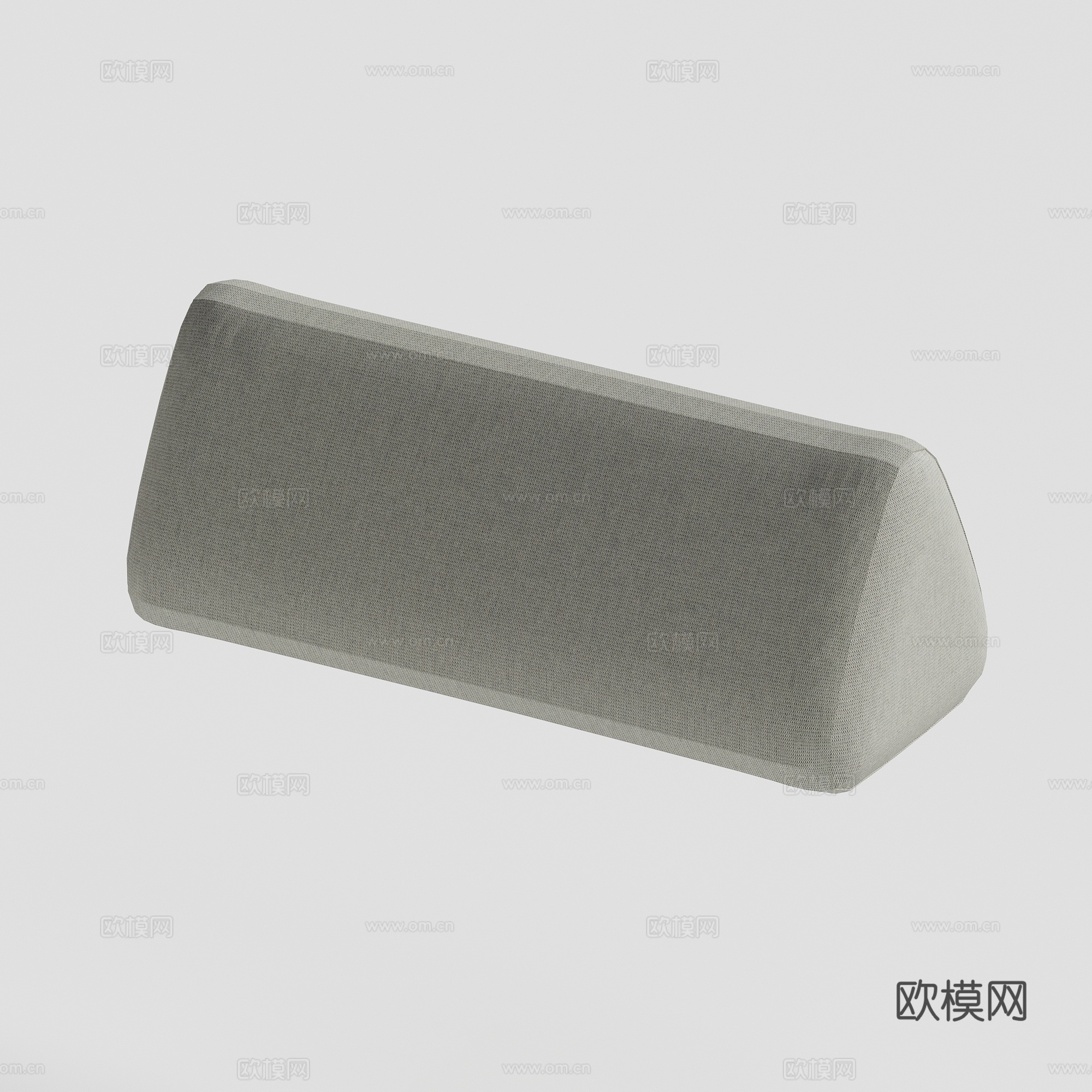 DEDON - 现代户外软包 抱枕 三角形形腰枕su模型