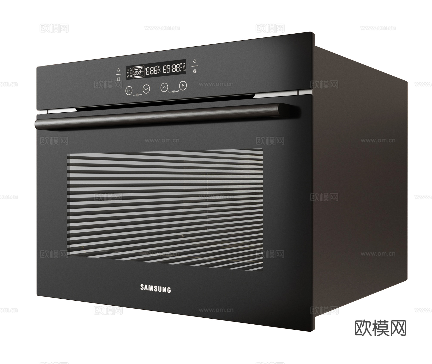 现代烤箱su模型