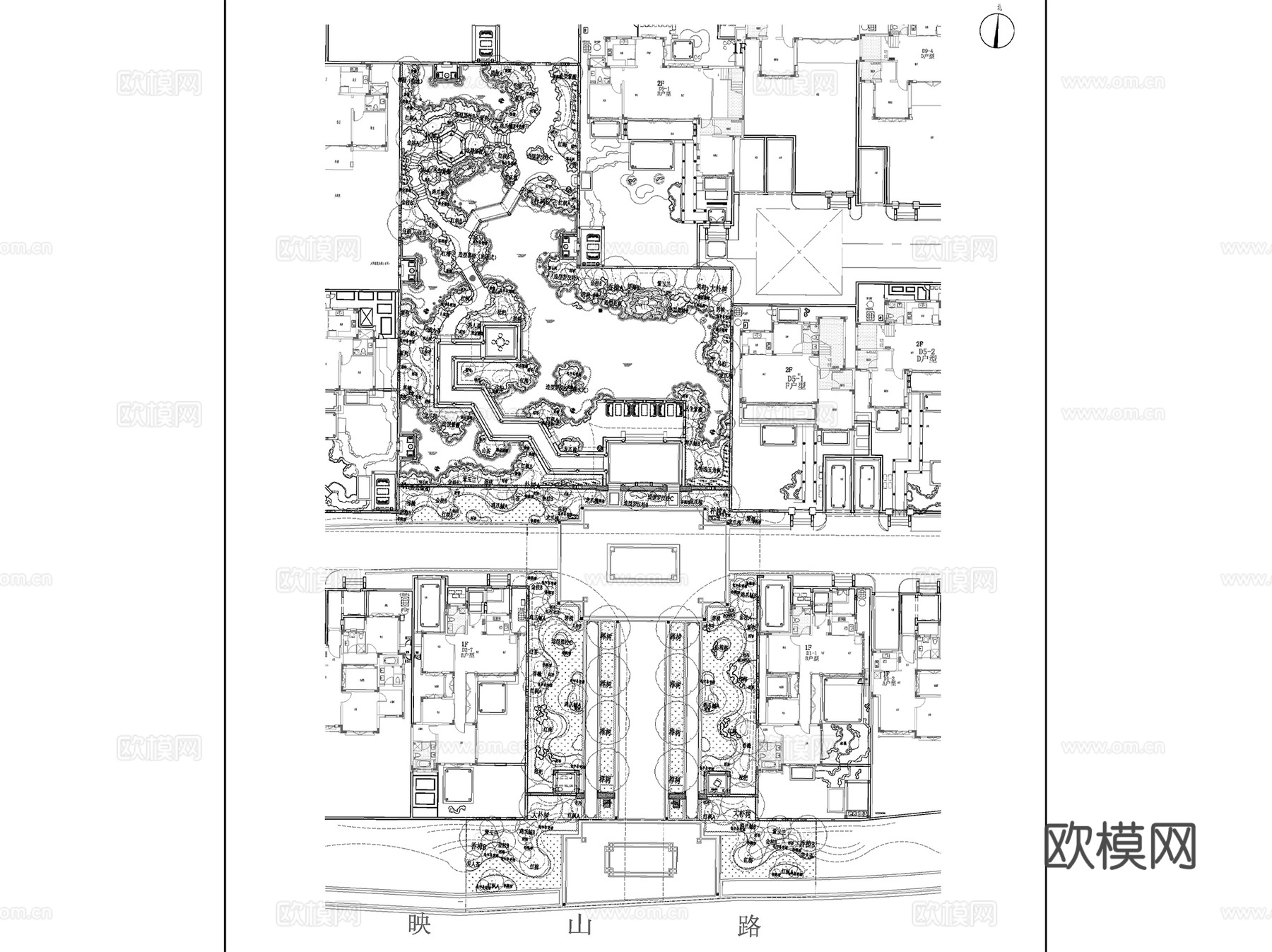 张家港凤凰桃李春风展示区景观施工图CAD全套cad施工图