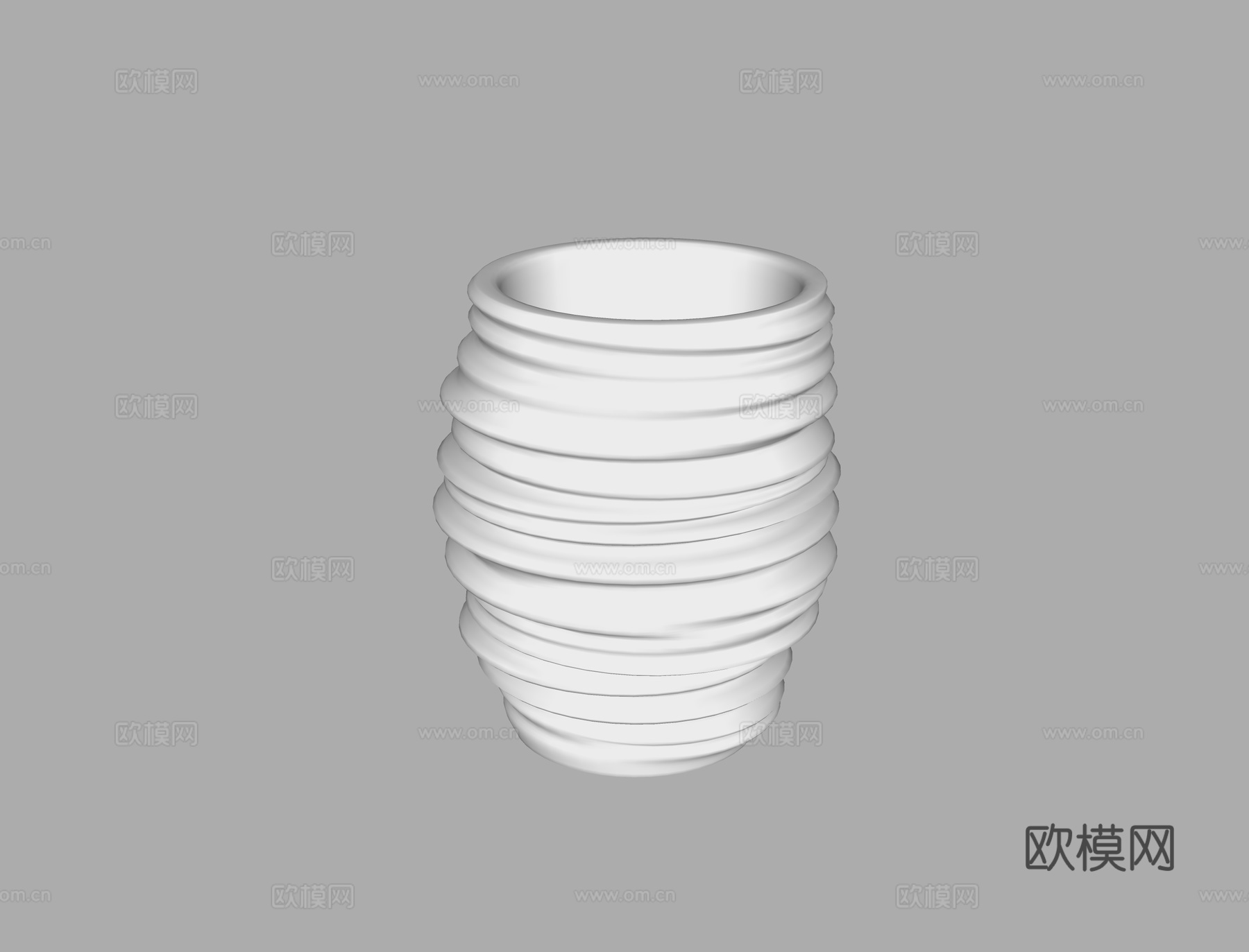 DEDON - 现代户外饰品 桌面摆件 金属陶瓷摆件 绿植花su模型