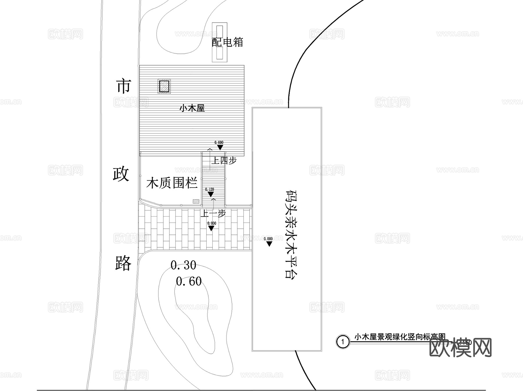 网红民宿客栈小木屋 建筑景观CAD施工图cad施工图