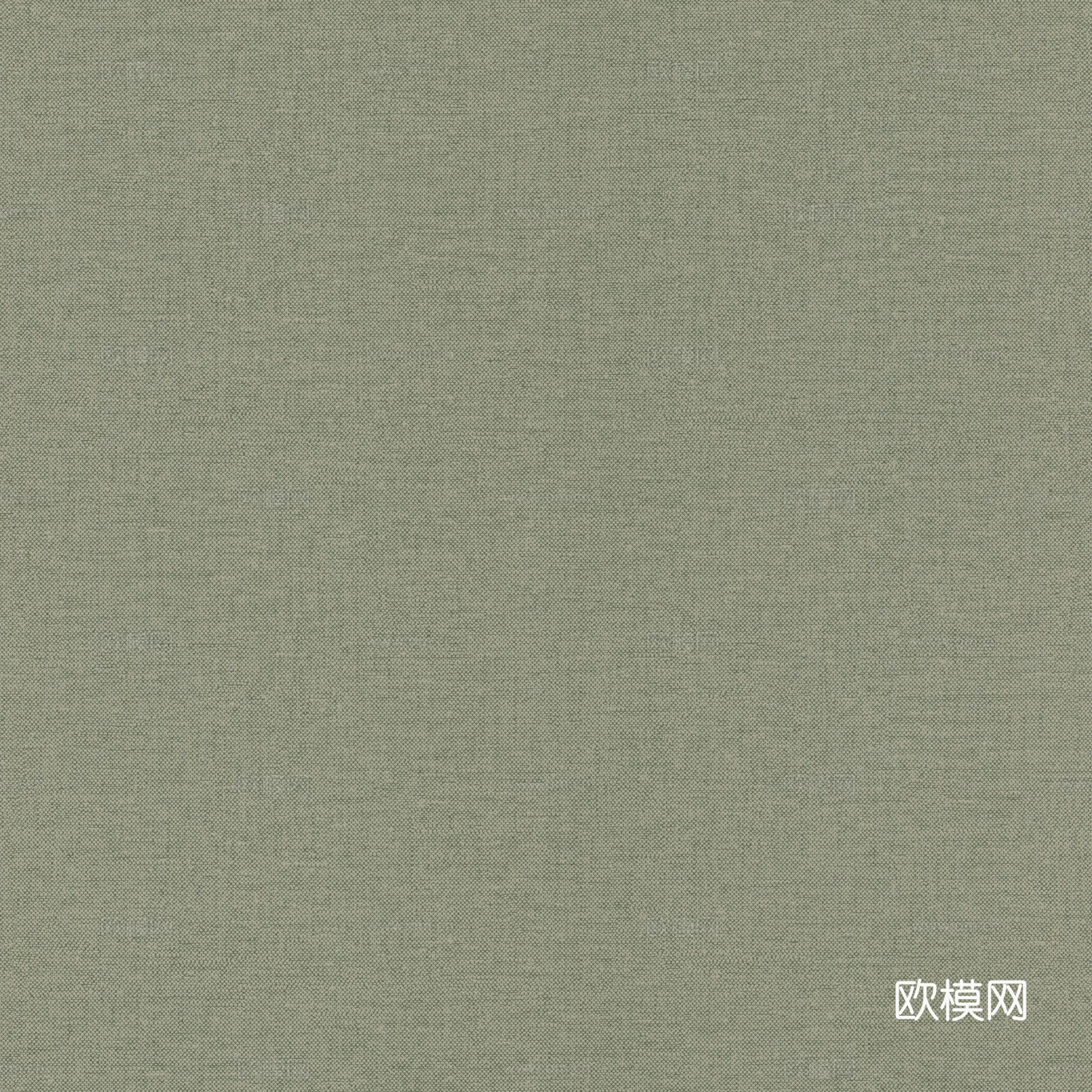 无缝绿色麻布布纹贴图