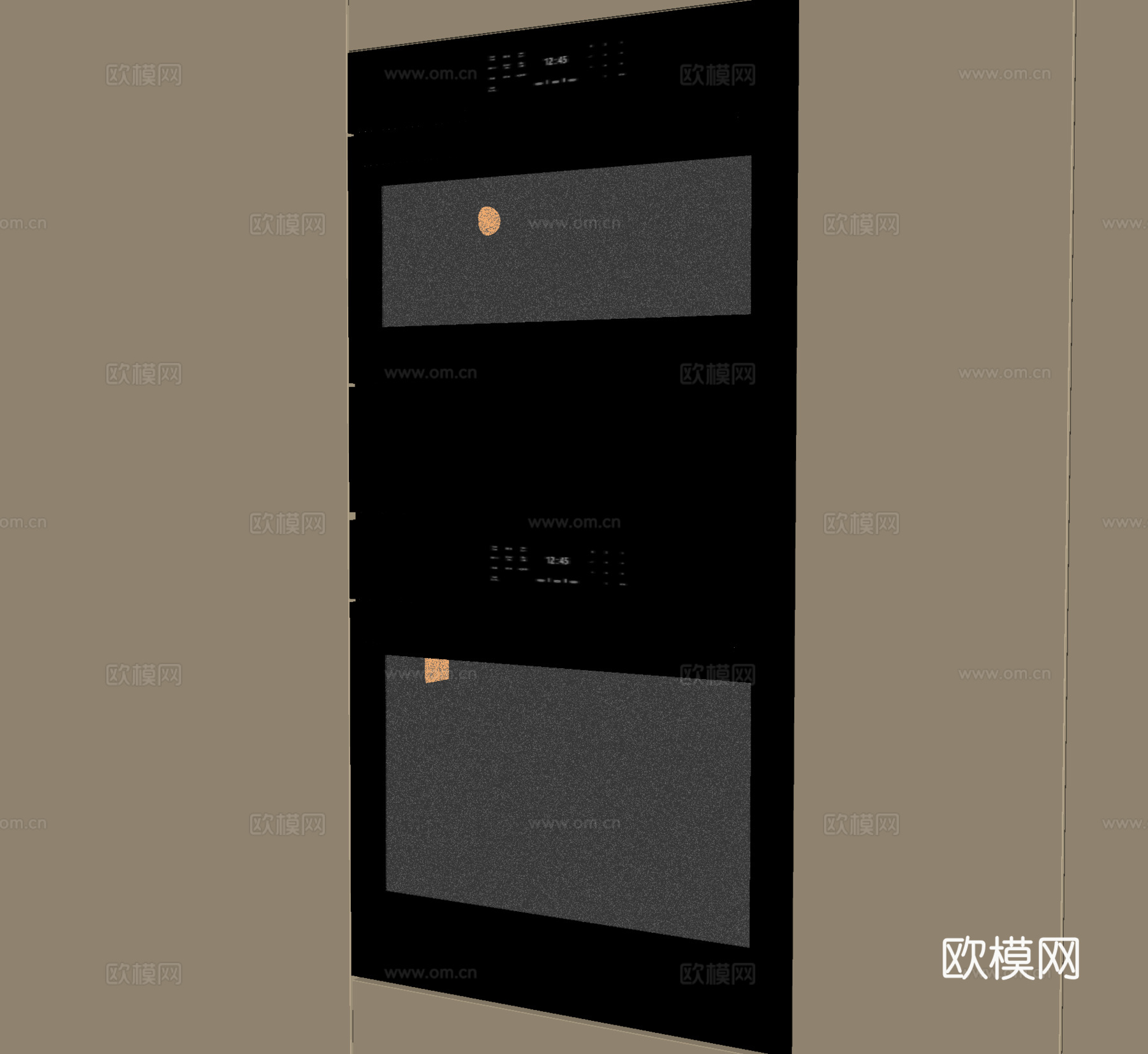 现代烤箱 蒸箱 嵌入式烤箱su模型