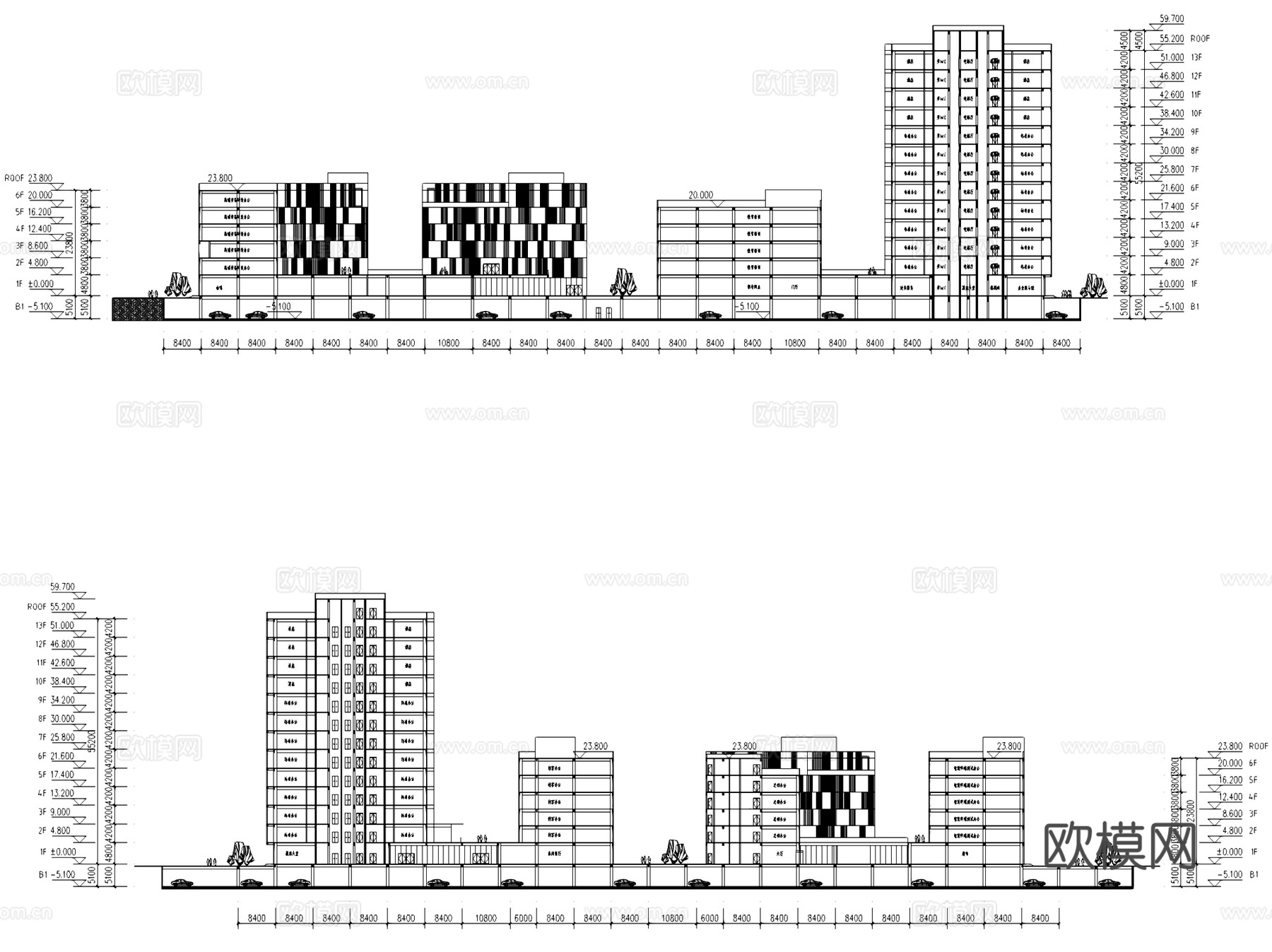 盐城中韩汽车产业园工业建筑规划CAD施工图+SU+文本cad施工图