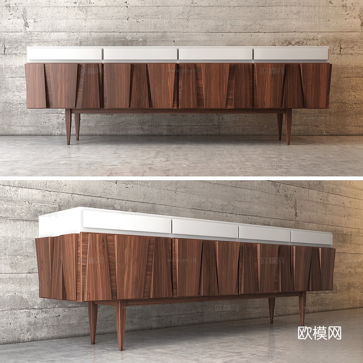 餐边柜3d模型