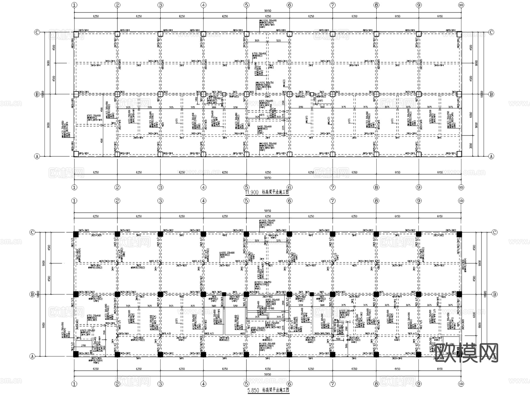 潍坊擂鼓山国家粮食储备库冷库建筑CAD施工图全套cad施工图