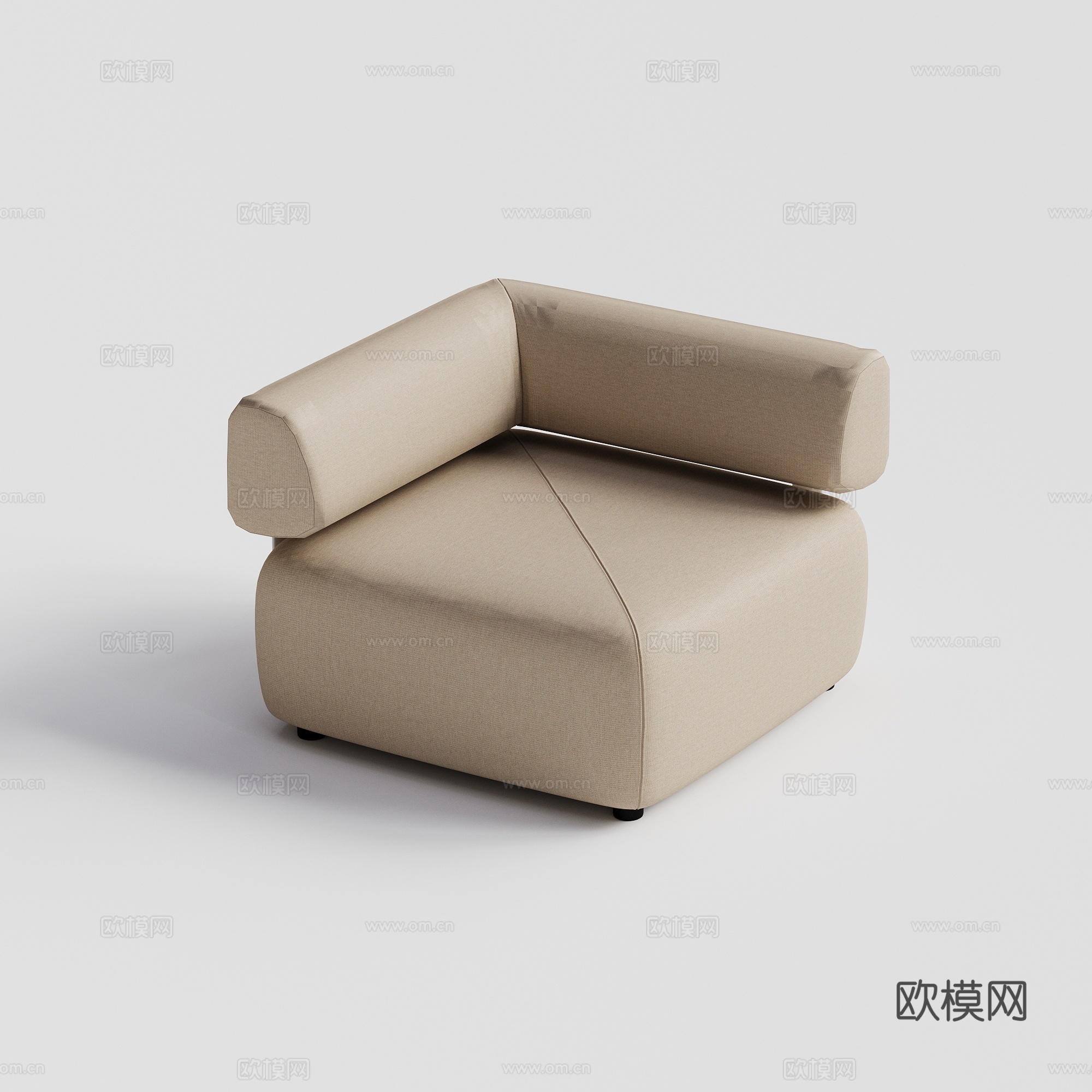 DEDON - 现代户外沙发 单人沙发 转角沙发su模型