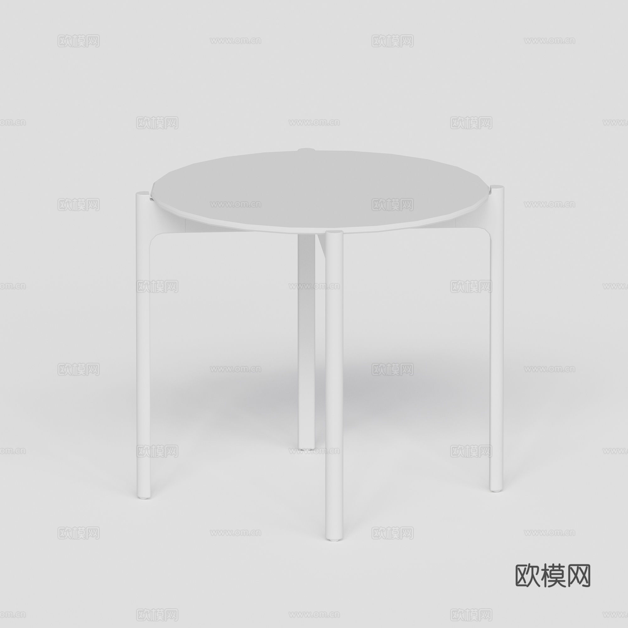 DEDON - 现代户外桌 吧桌 方桌金属吧桌su模型