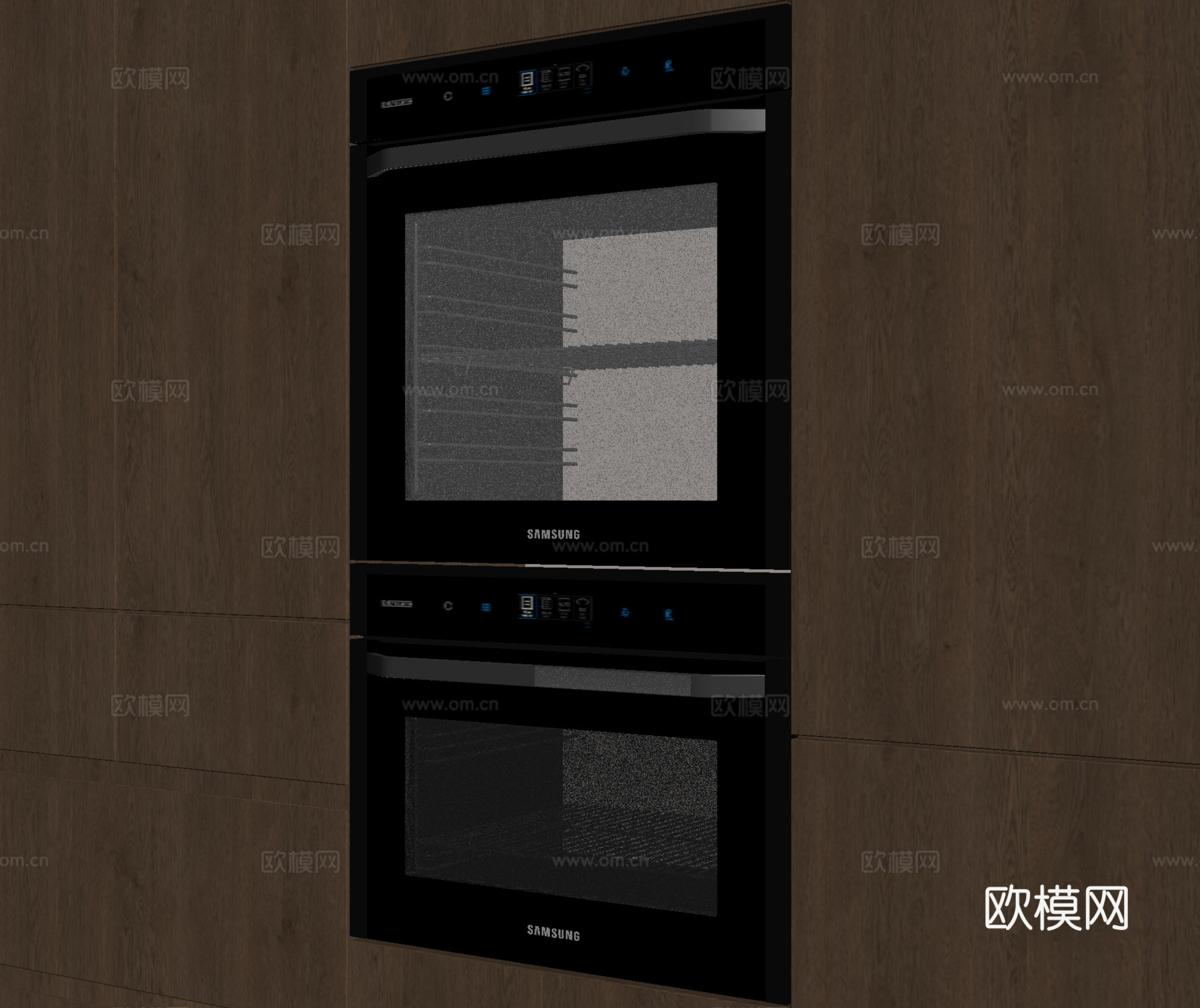 现代烤箱 蒸箱 嵌入式烤箱su模型