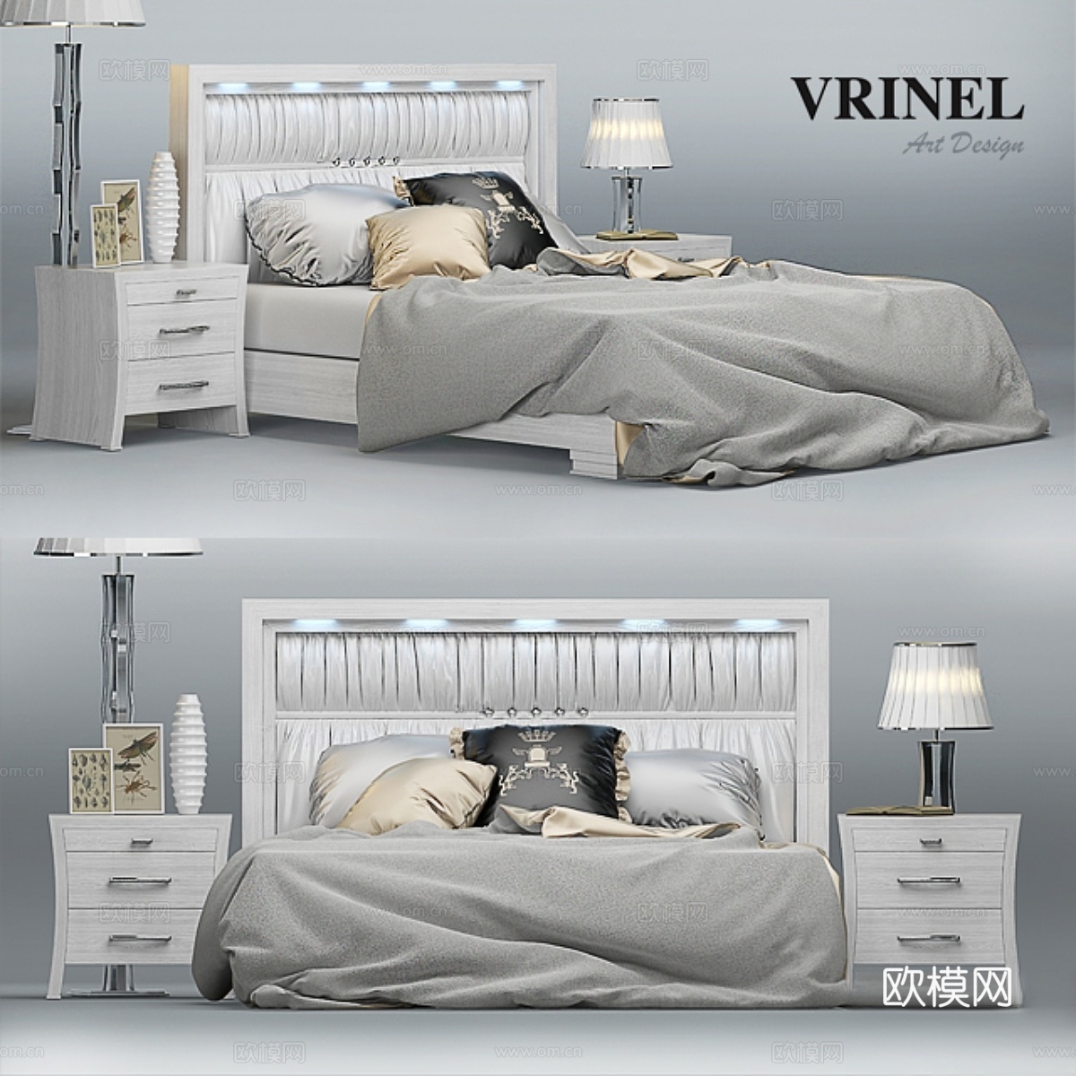 Vrinel Forever LETTO PANNELLO3d模型下载