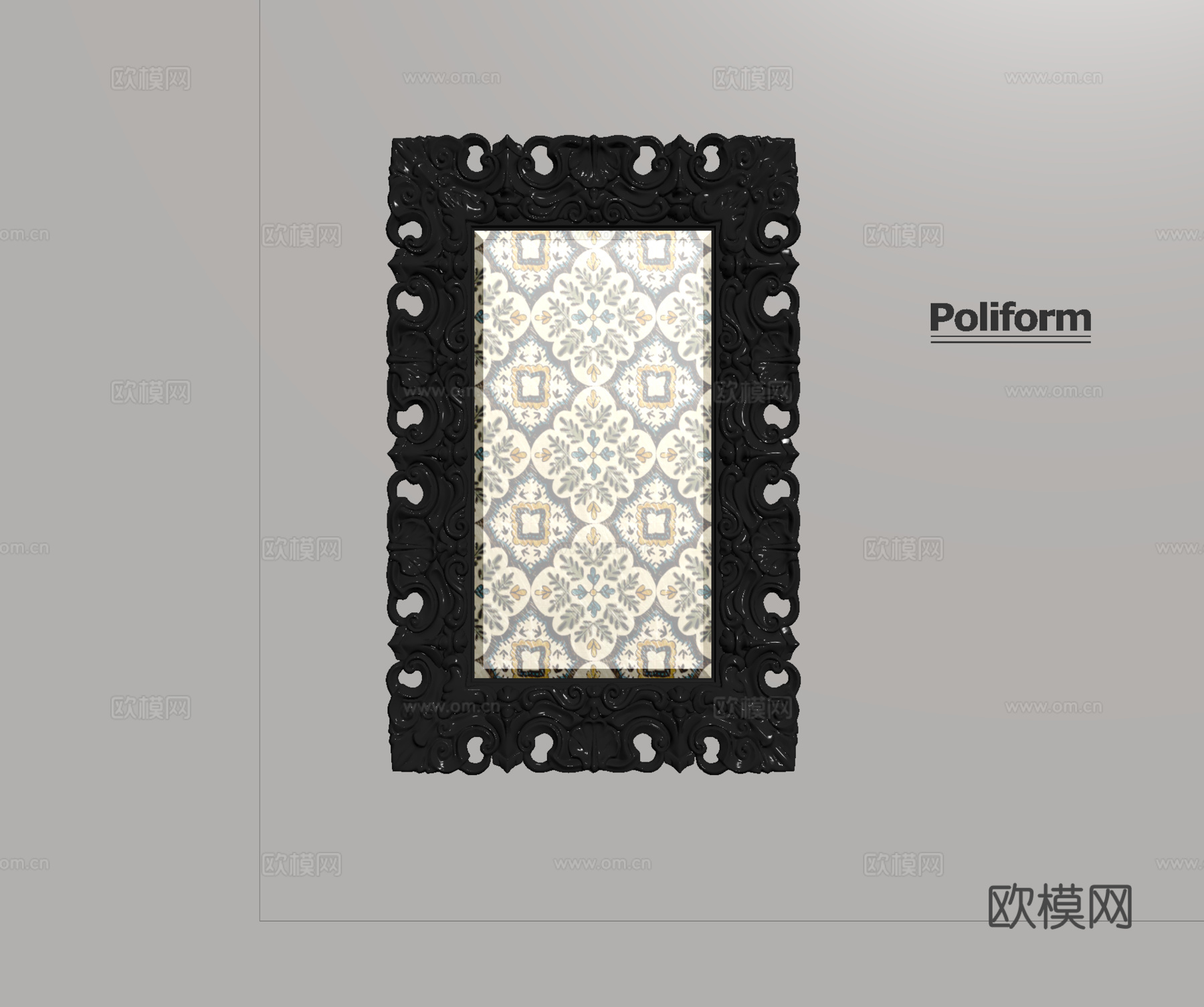 法式挂画 装饰画su模型