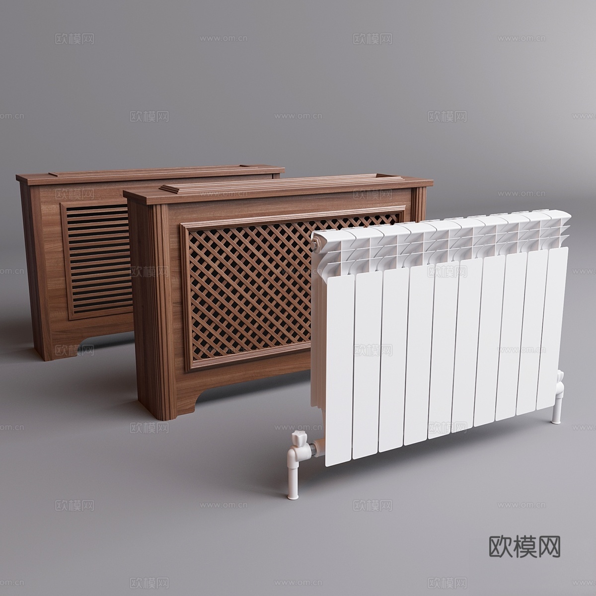 散热器 Maxterm3d模型下载