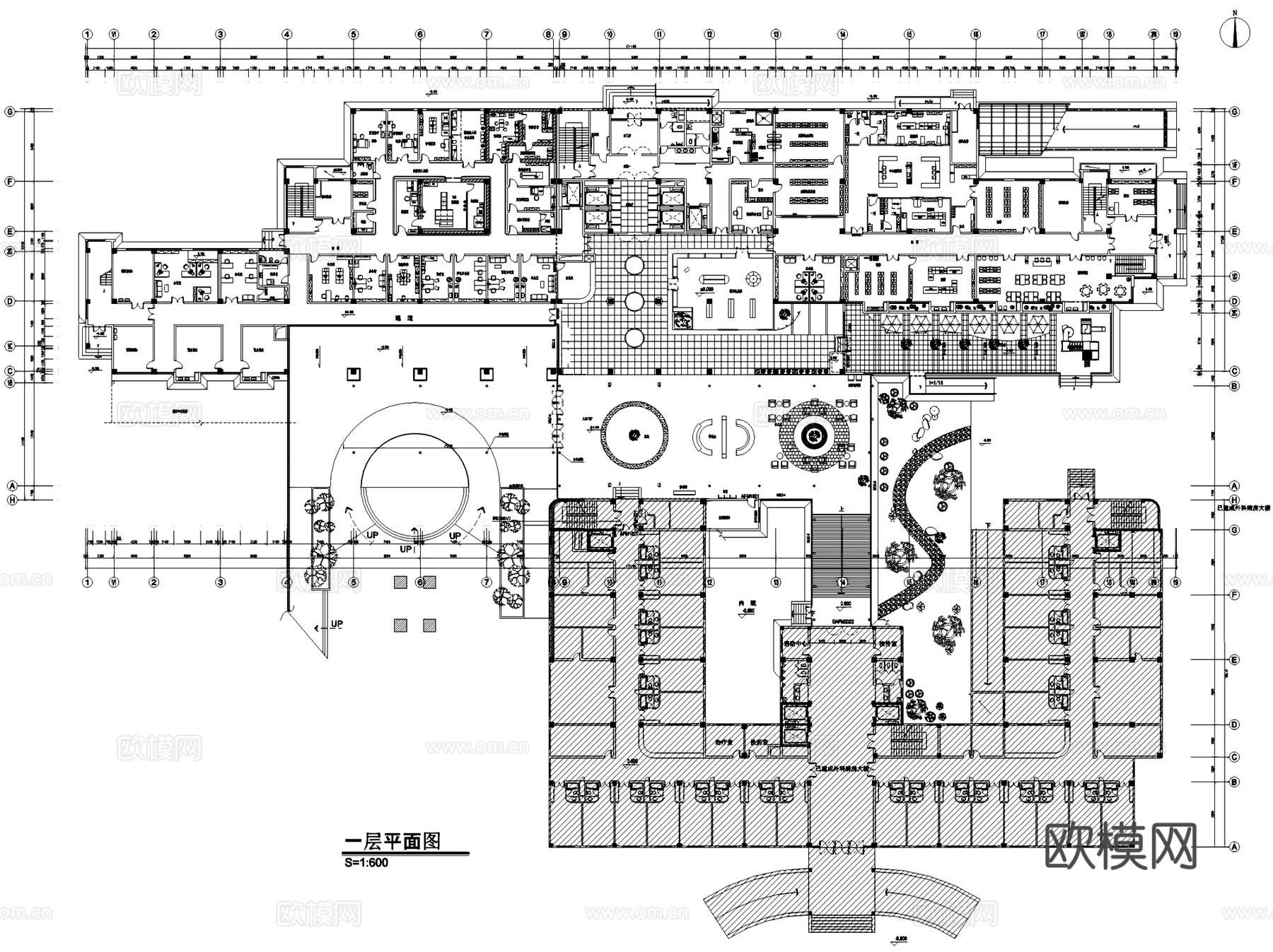医院诊所医疗空间室内平面布置图CAD施工图集 28套cad施工图