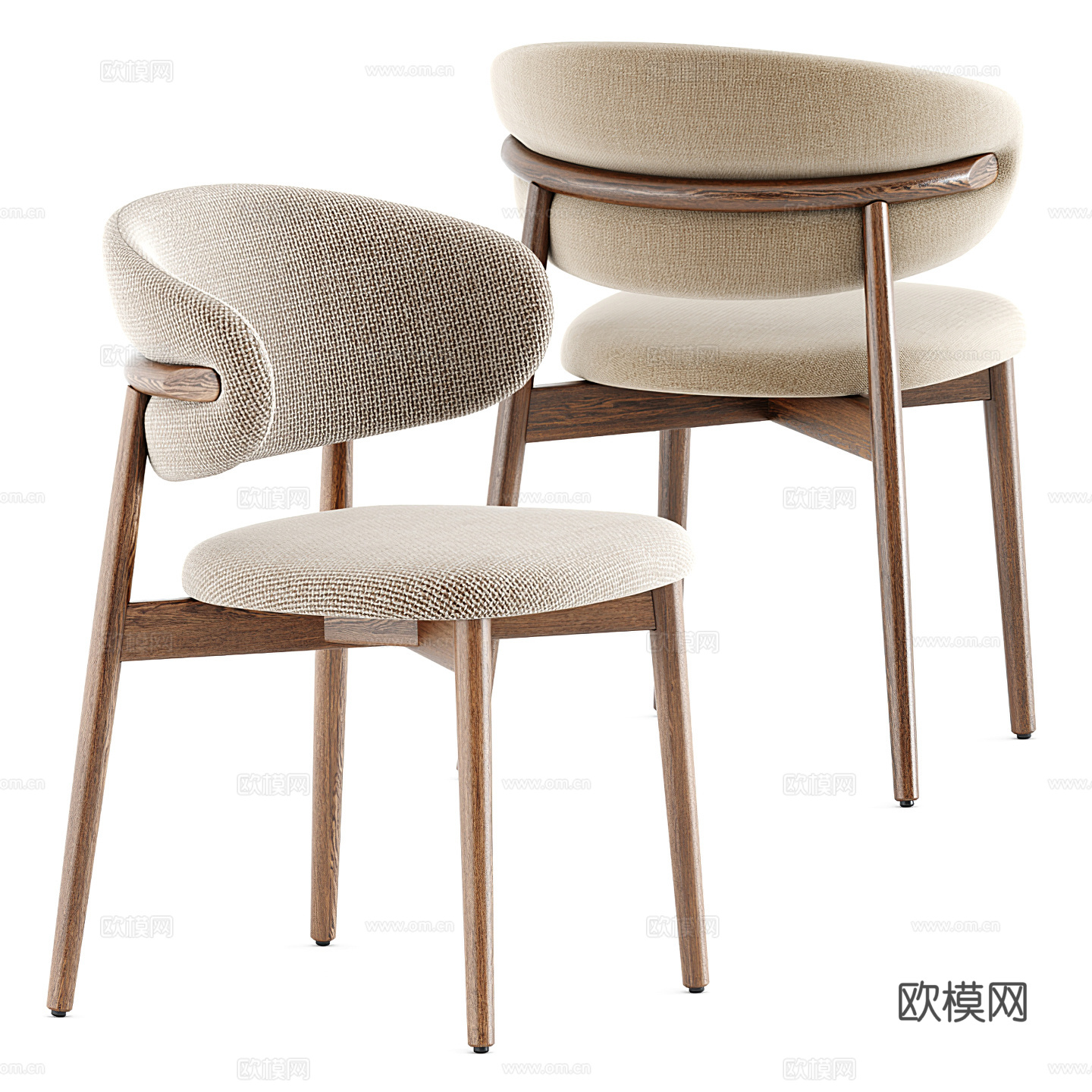 Calligaris现代单椅组合 餐椅 扶手椅 休闲椅su模型