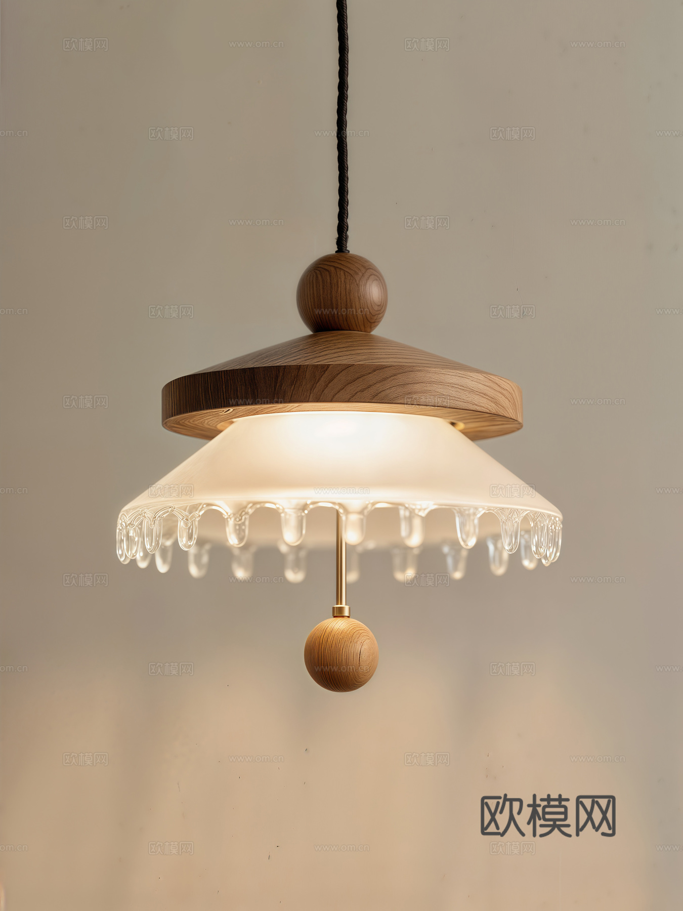 中古小吊灯 装饰灯3d模型下载