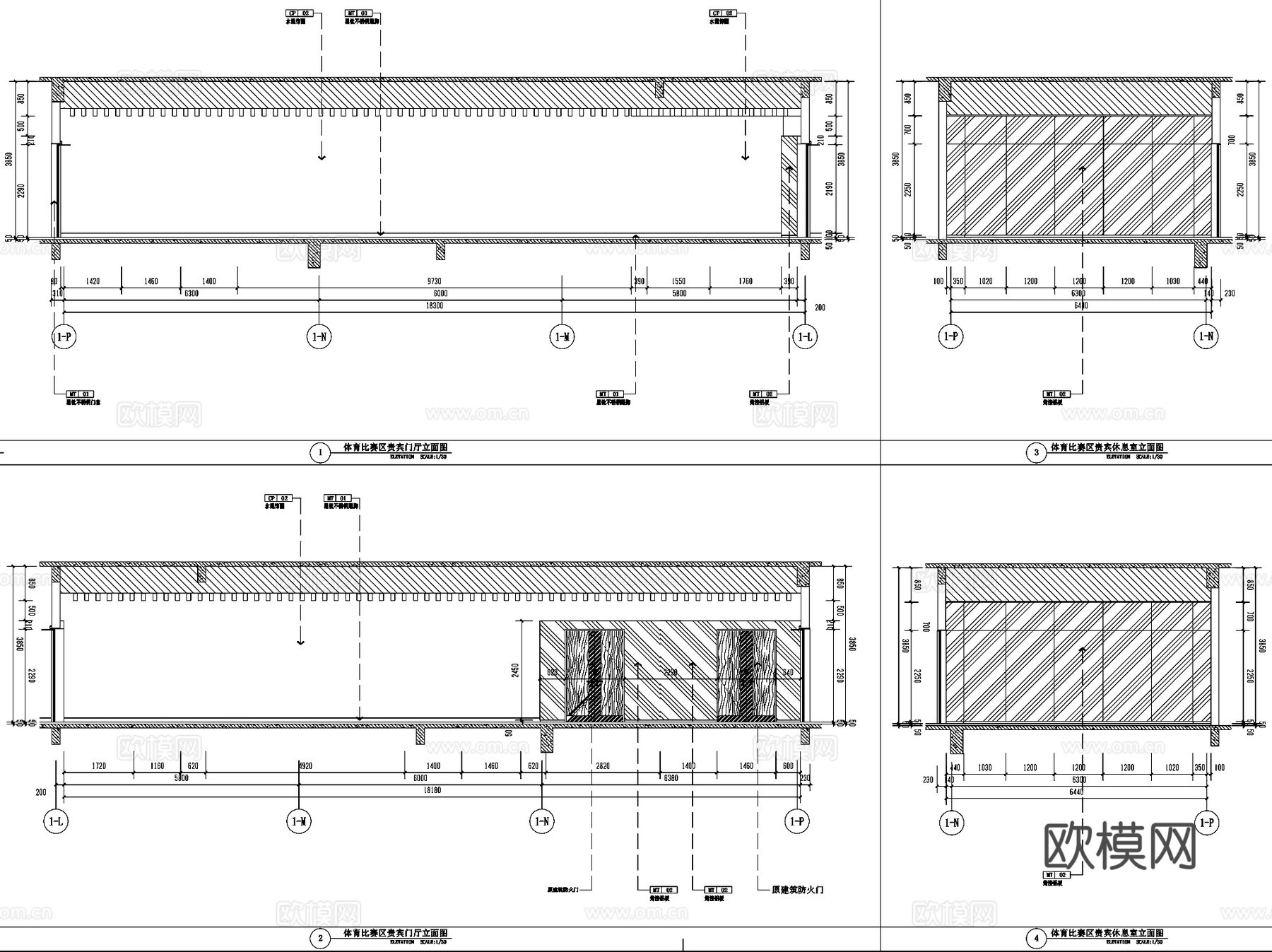 重庆大学虎溪校区体育中心室内装饰CAD施工图全套cad施工图