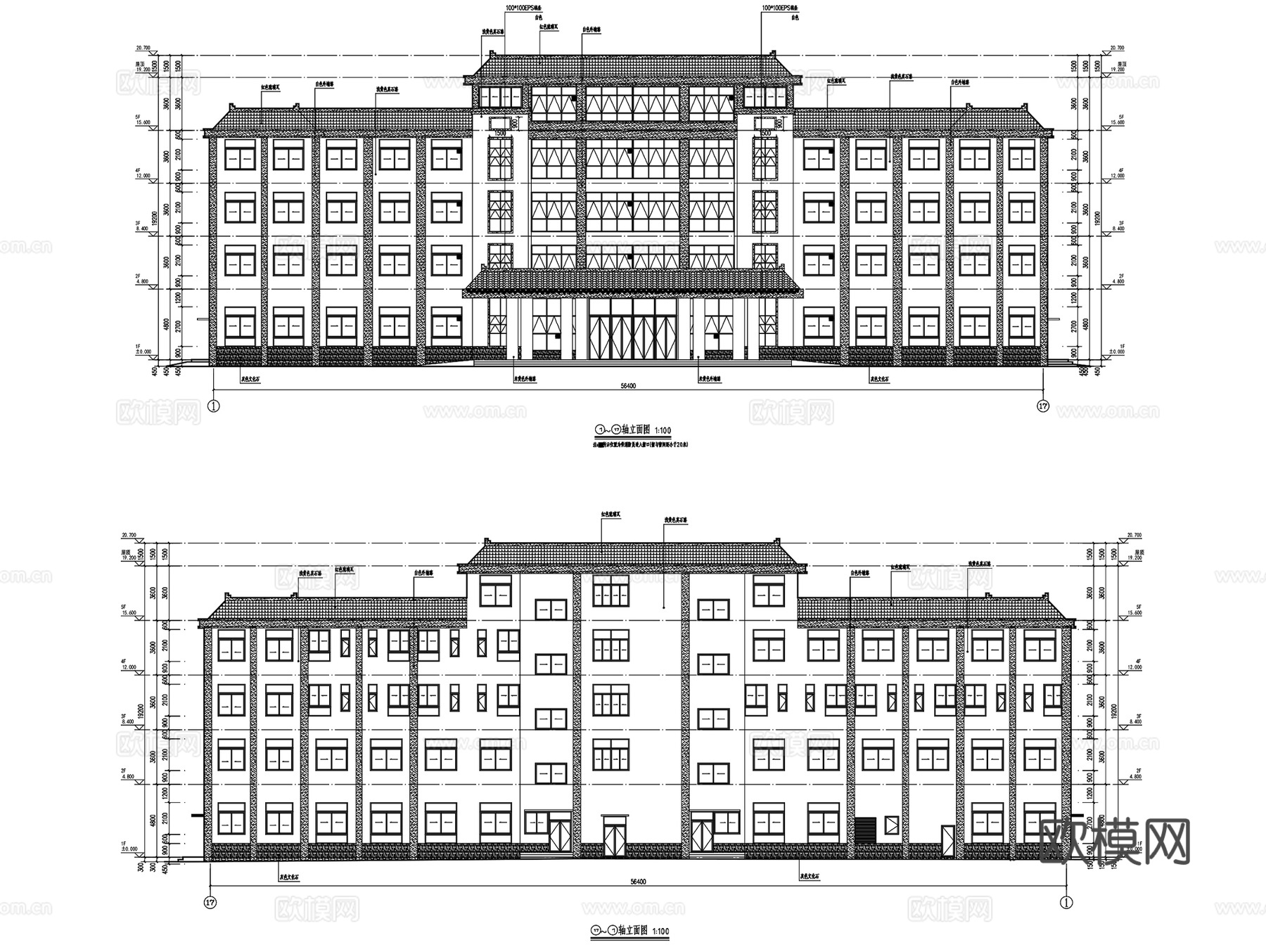 重庆铜溪中心卫生院建筑CAD施工图全套cad施工图