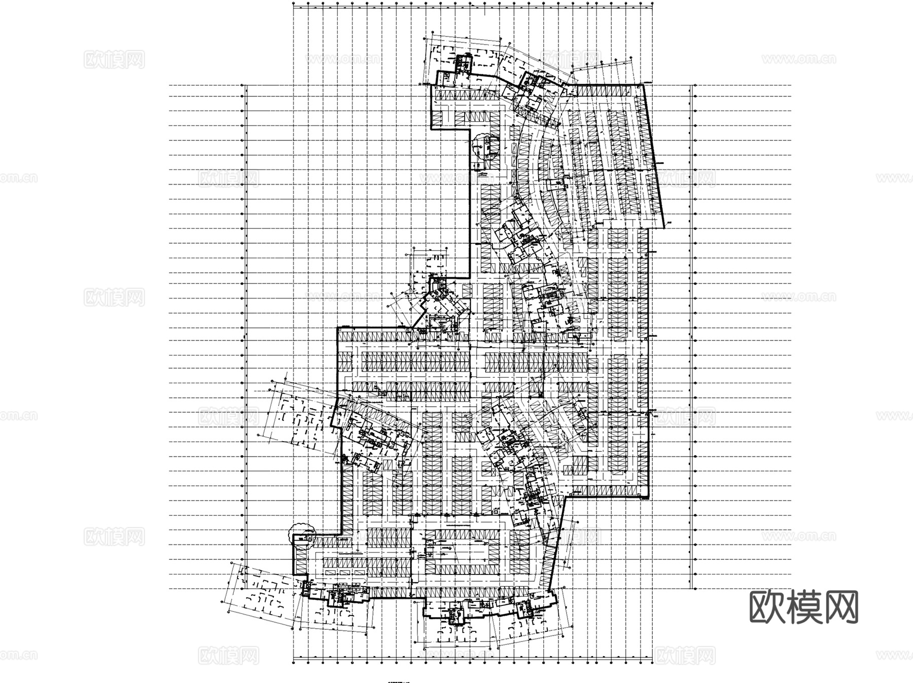 重庆医科大二附院江南医院建筑规划CAD施工图整套+文本cad施工图