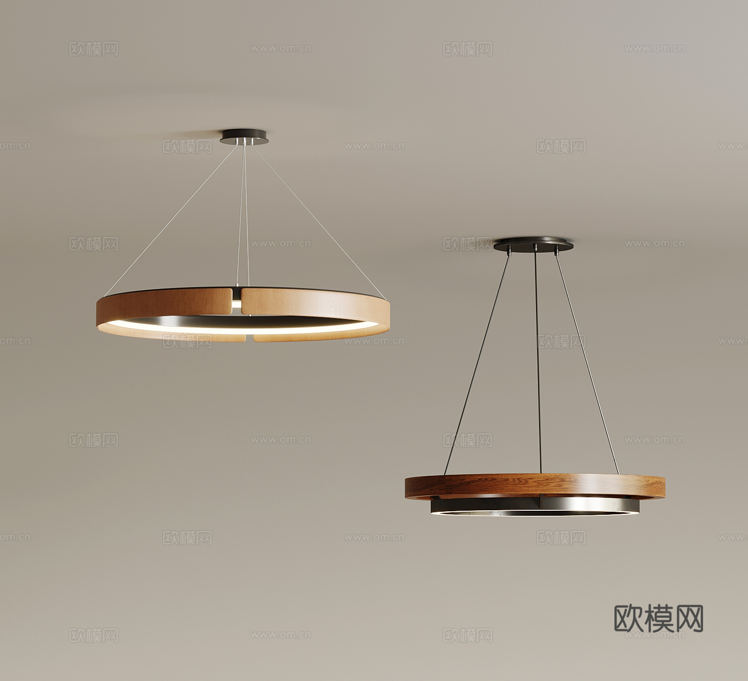 中古风吊灯su模型