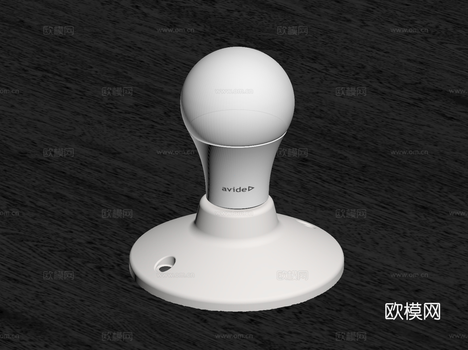 现代灯泡 声控灯 节能灯 LED灯su模型