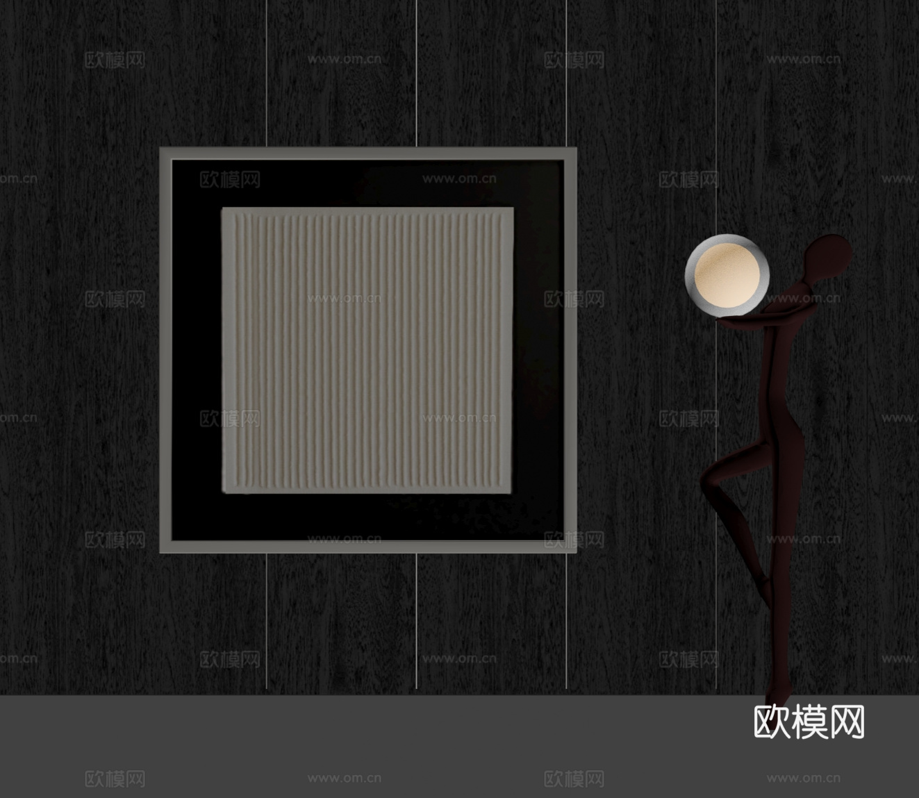 现代意式挂画 客厅挂画 茶室挂画 书房挂画 玄关挂画su模型
