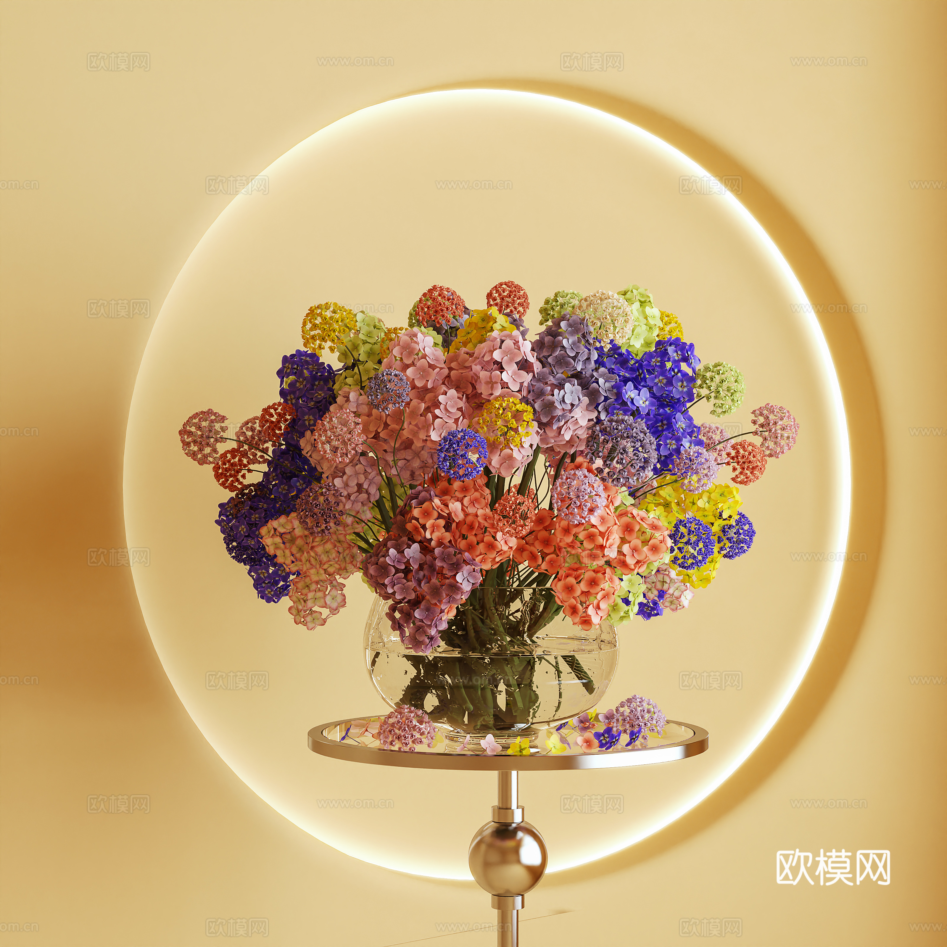 花卉 插花 摆件3d模型