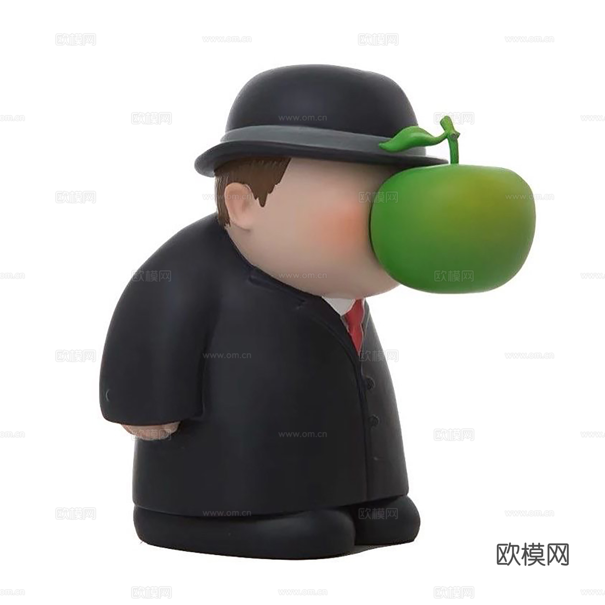 网红店铺装饰 人偶装饰品 儿童区艺术装置 潮玩装饰品su模型