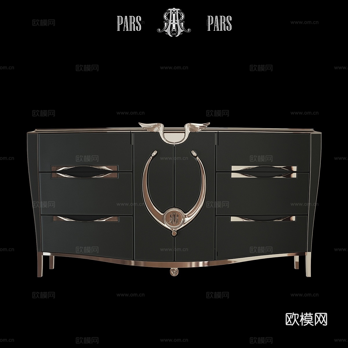 宽版梳妆台_ART_PARS3d模型