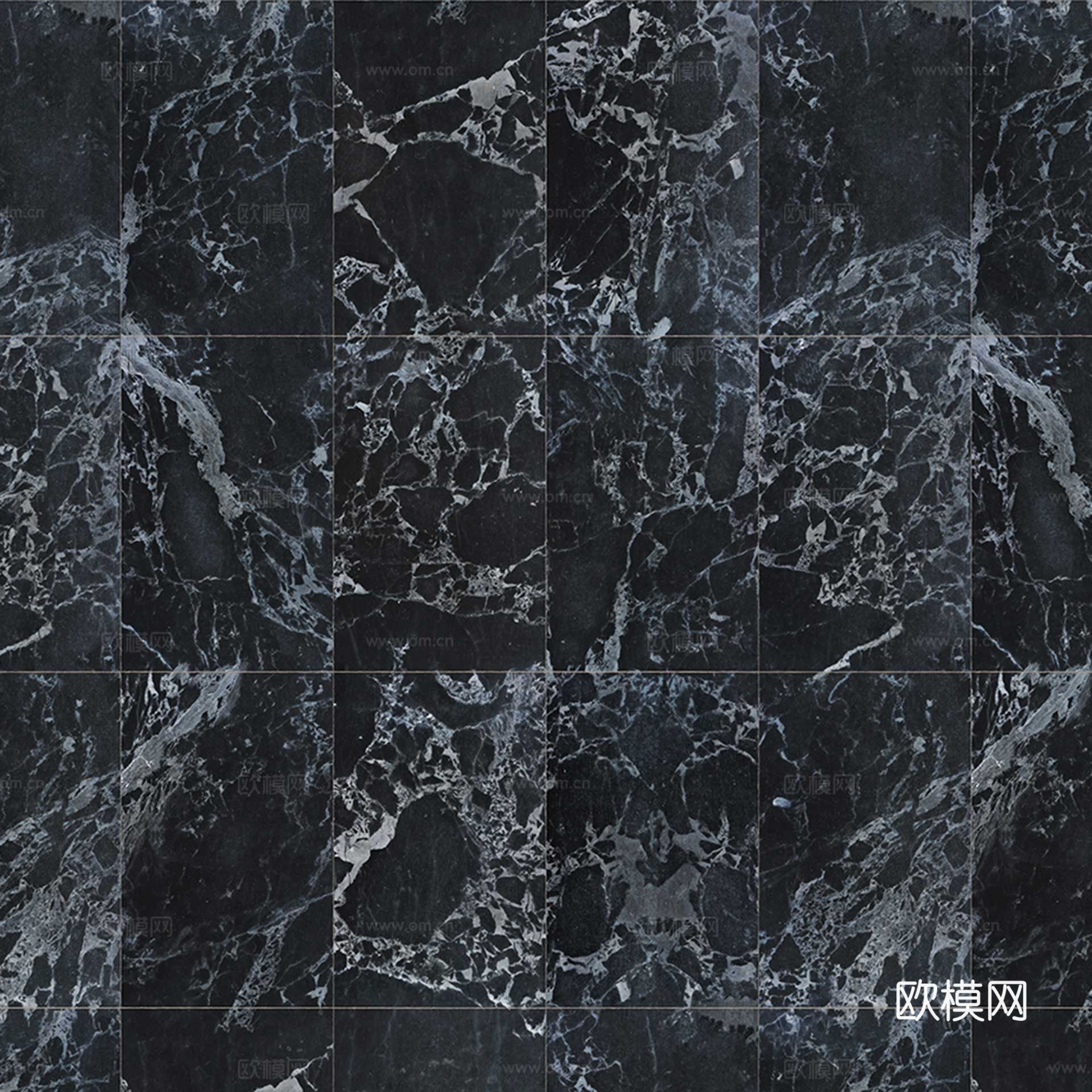无缝黑色大理石