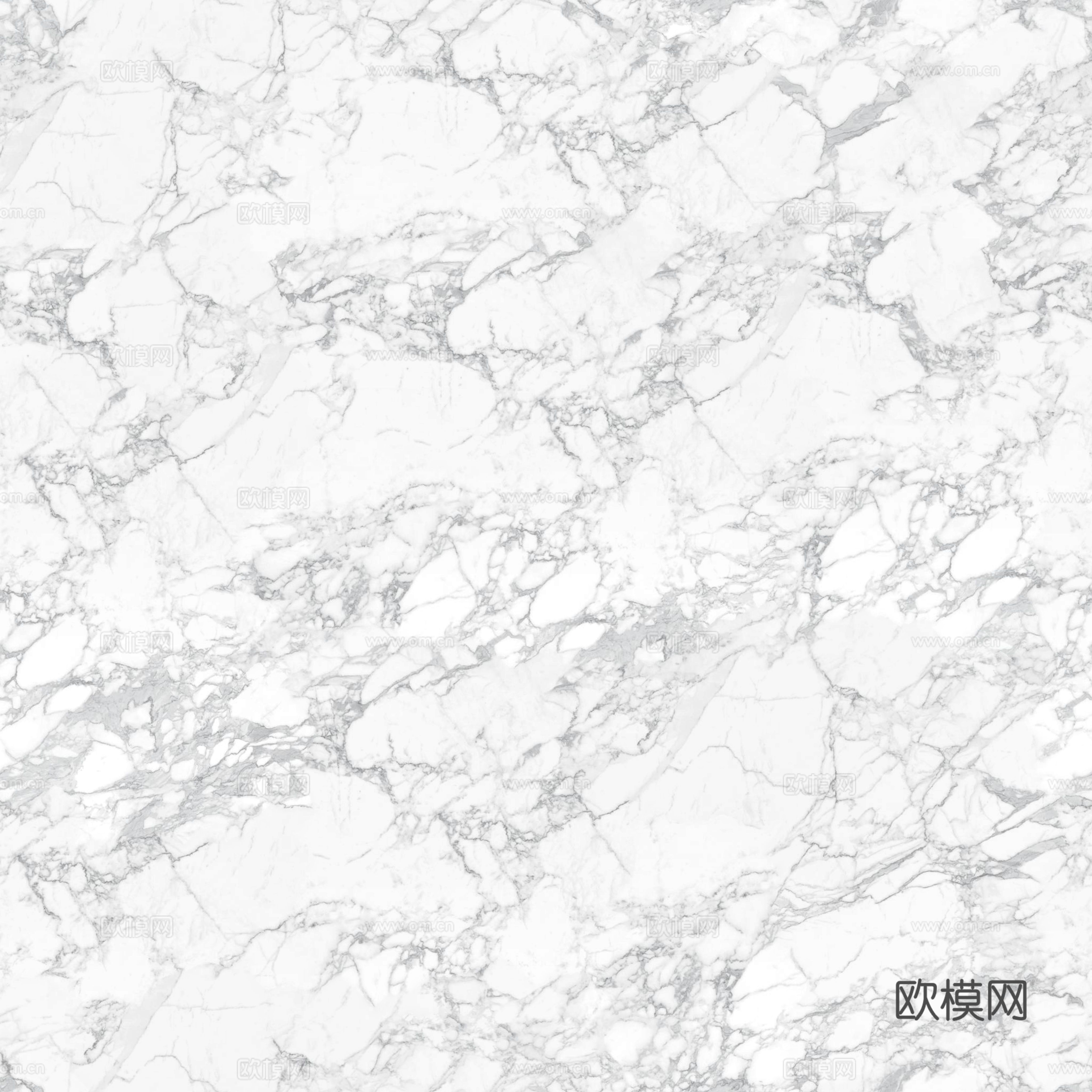 无缝白色碎花乱纹大理石岩板