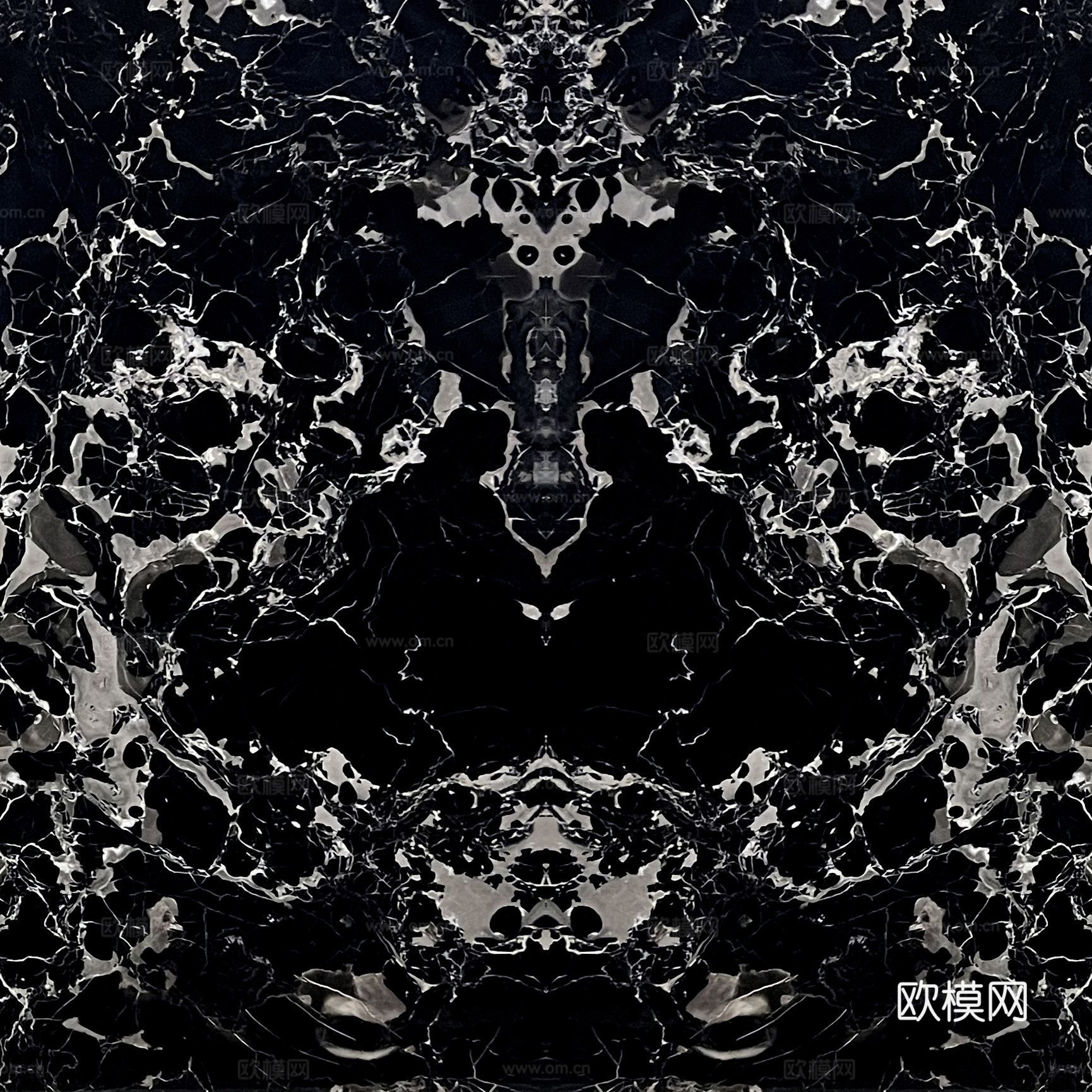 无缝黑色大理石