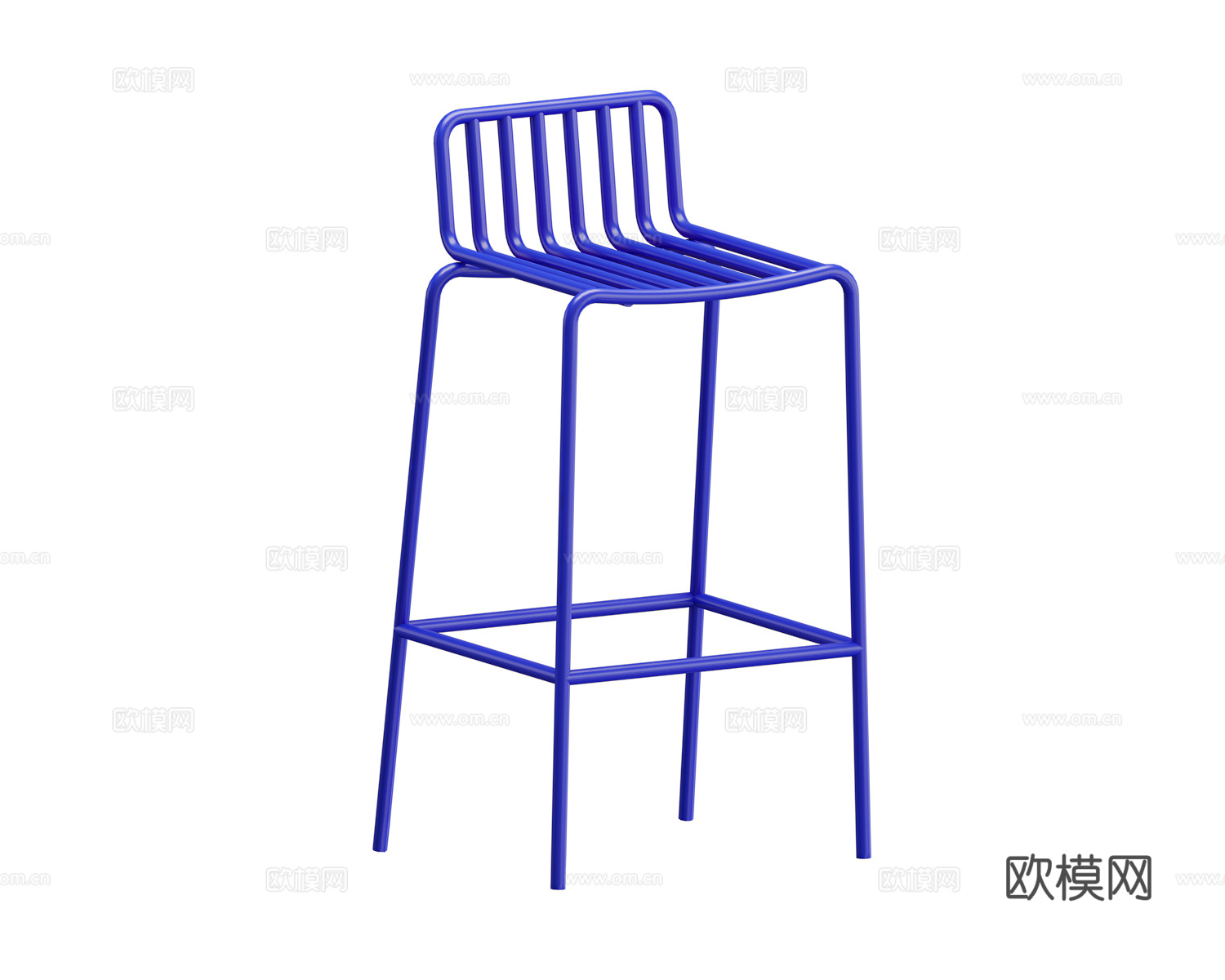 SIJU 多巴胺吧椅3d模型下载