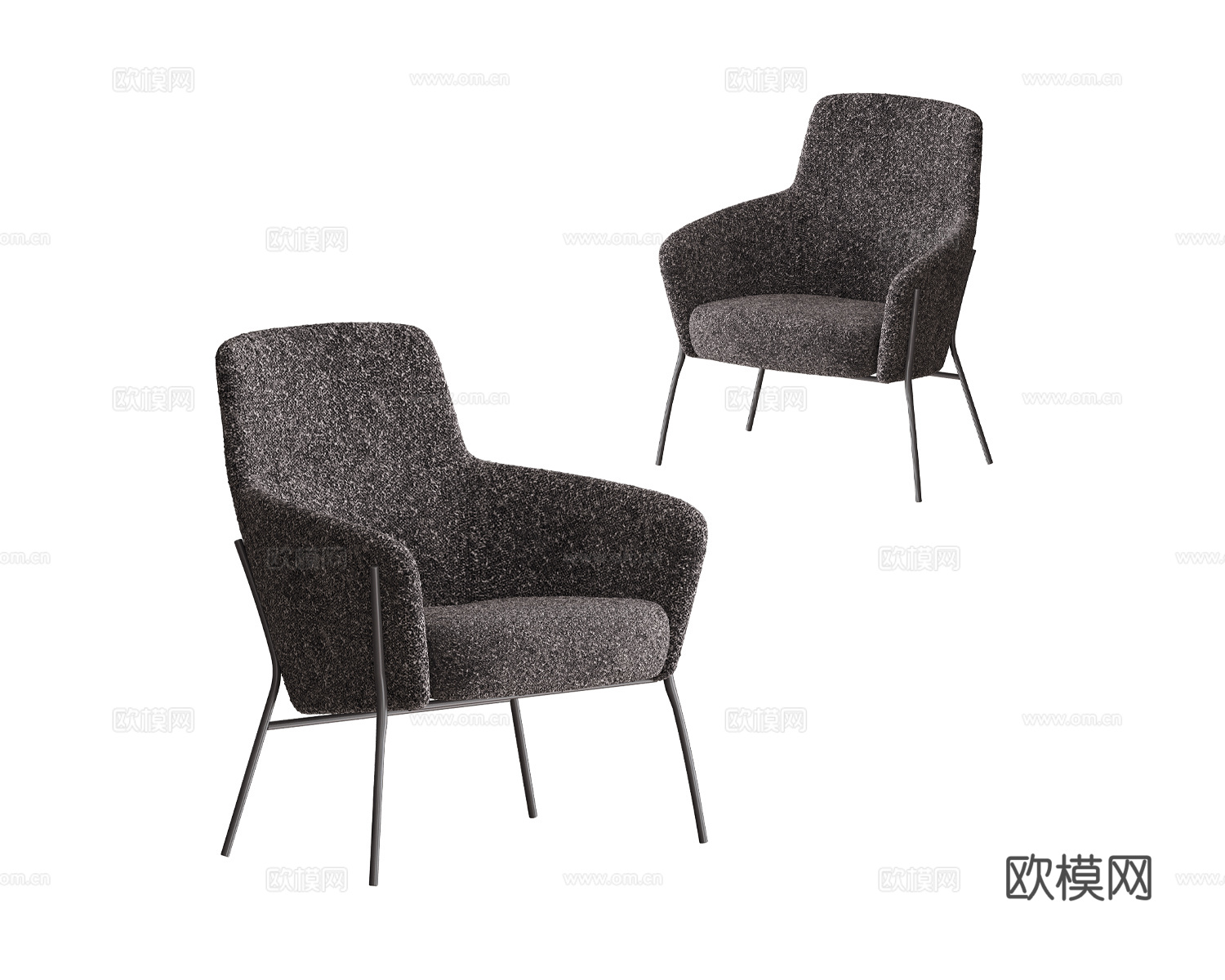 Tremolada 书椅 办公椅3d模型下载