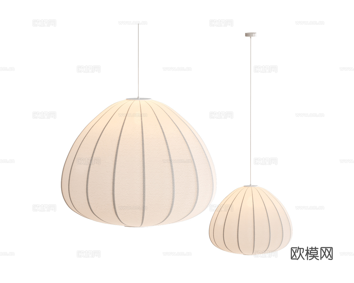 Yaratam Design原木风吊灯3d模型下载