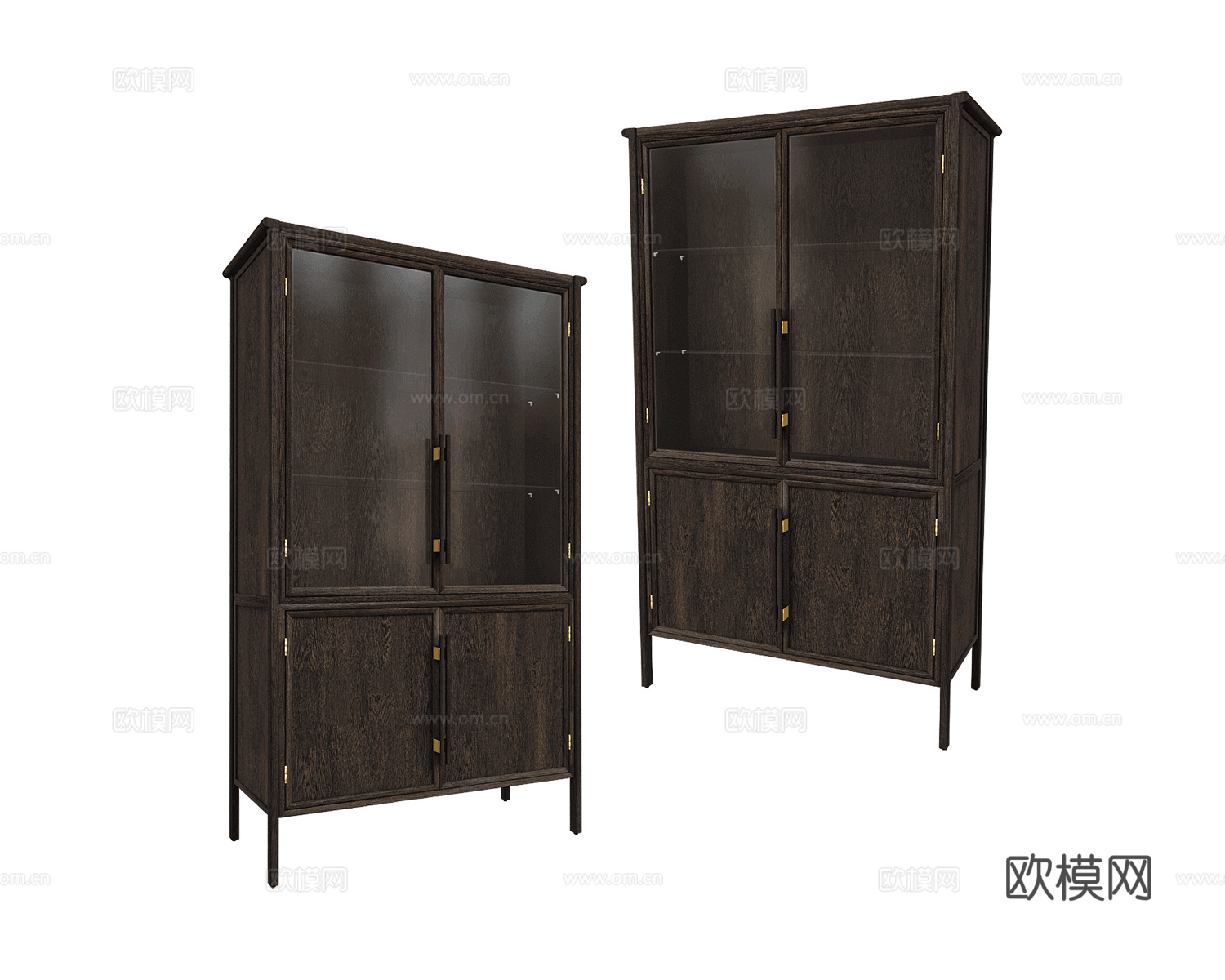 Dantone Home 美式酒柜3d模型下载