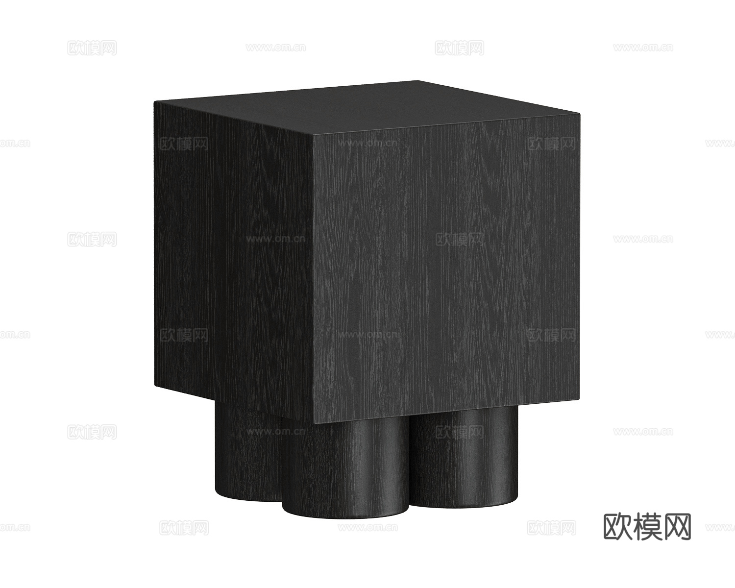 Arbore 黑木边几3d模型下载