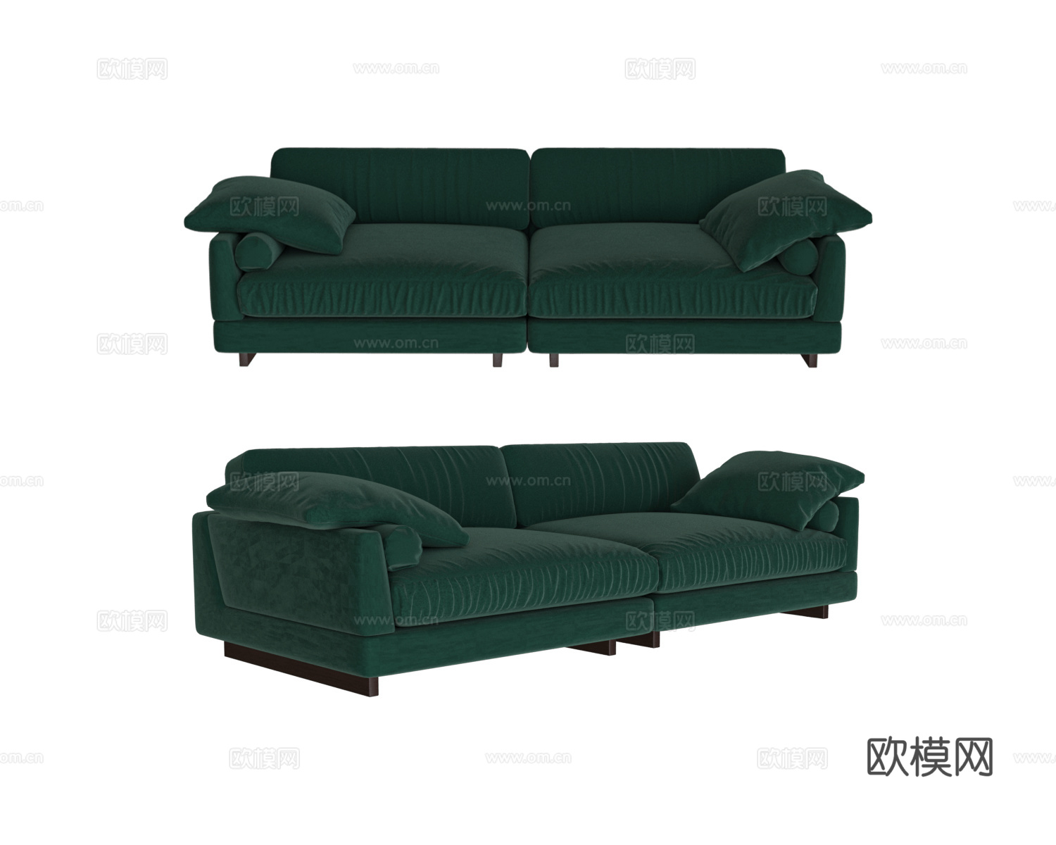 Ivasa 双人沙发3d模型下载