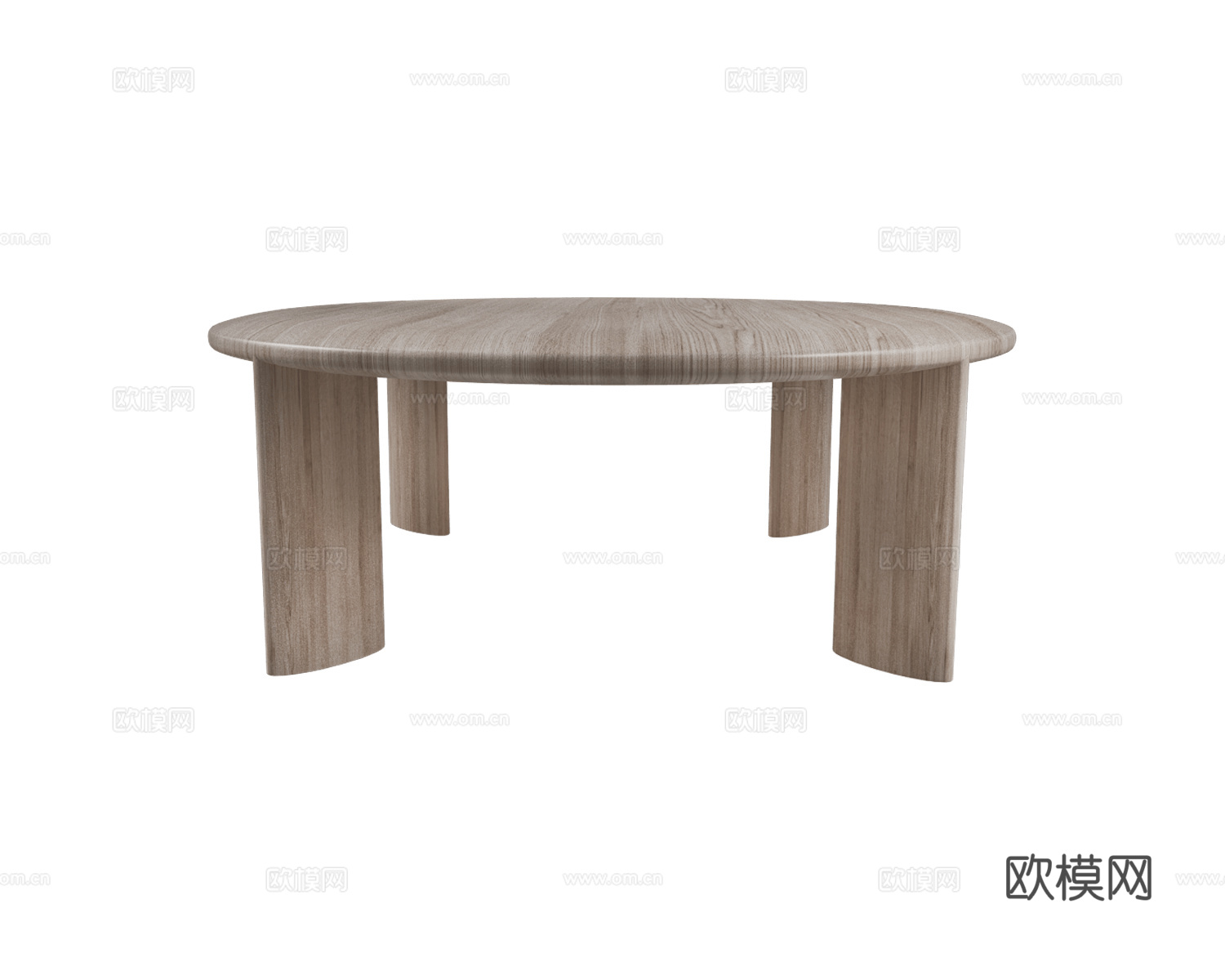 L.Ercolani 原木风茶几3d模型下载（渲染图2）