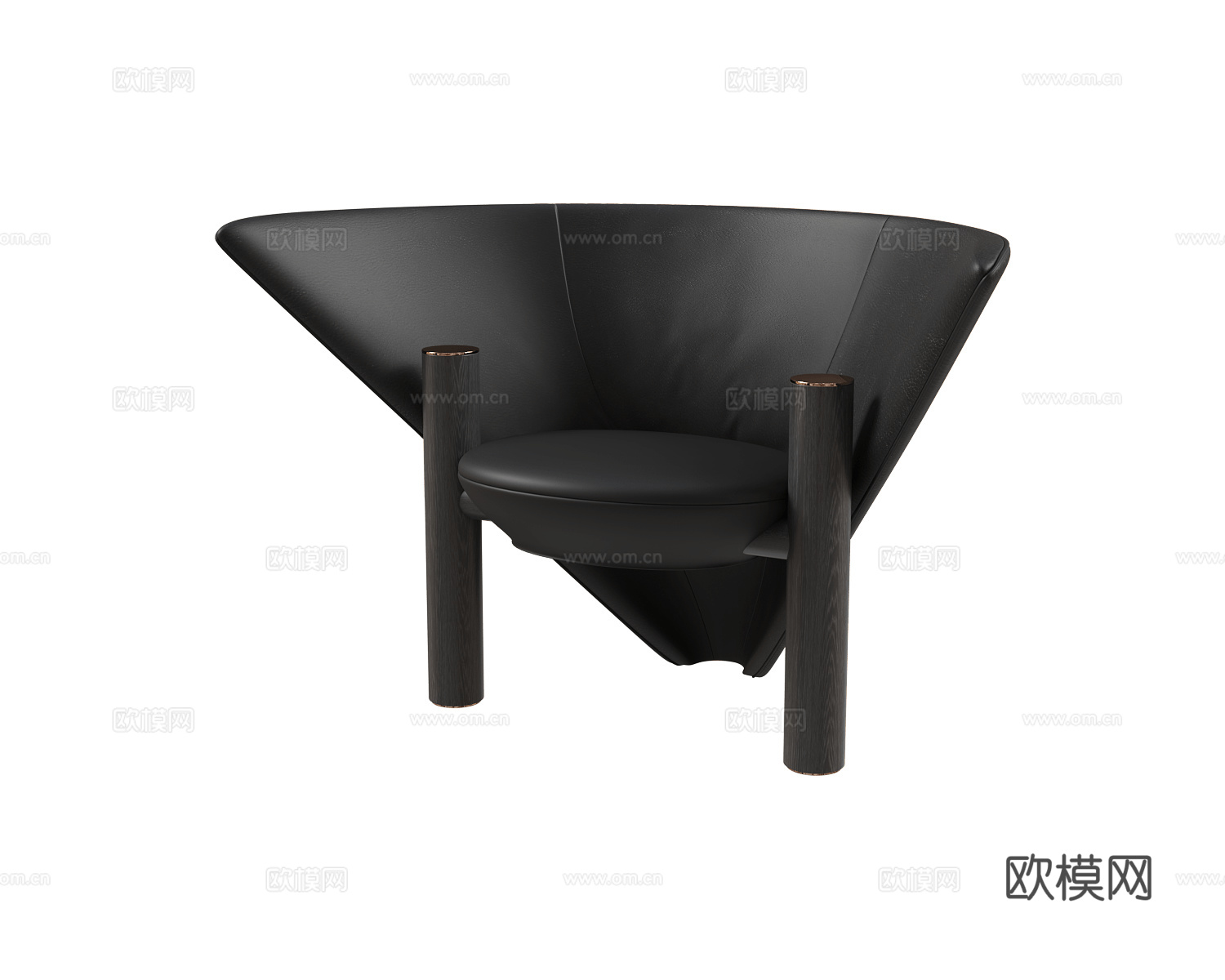 Paolo Castelli 扶手椅3d模型下载（渲染图1）