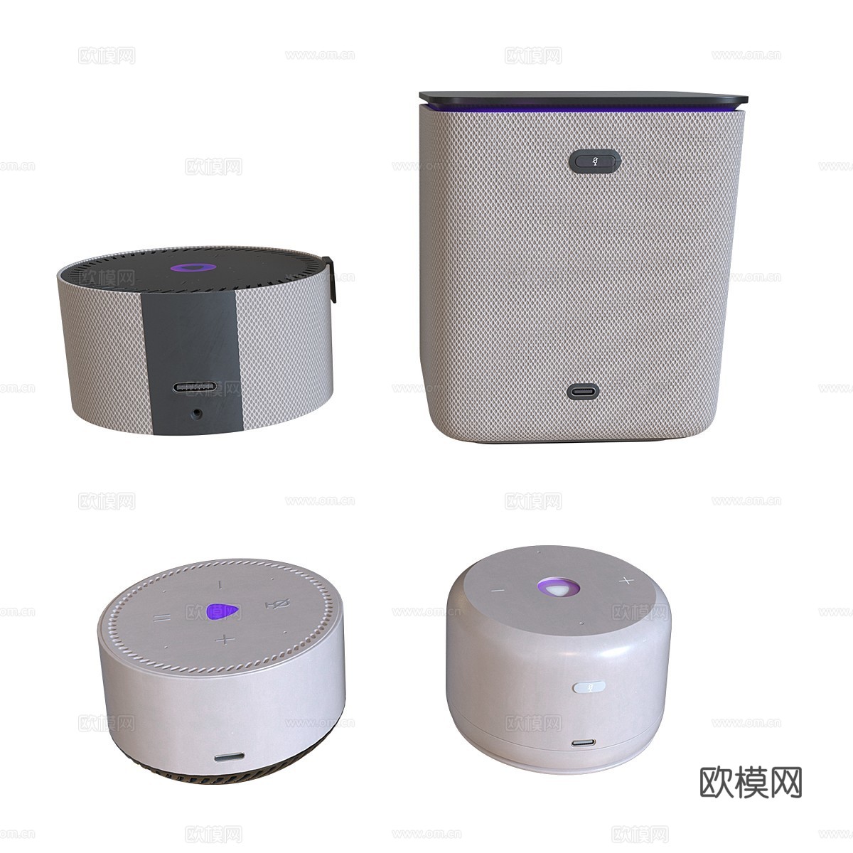 现代 Yandex Station 系列电子产品3d模型下载（渲染图4）