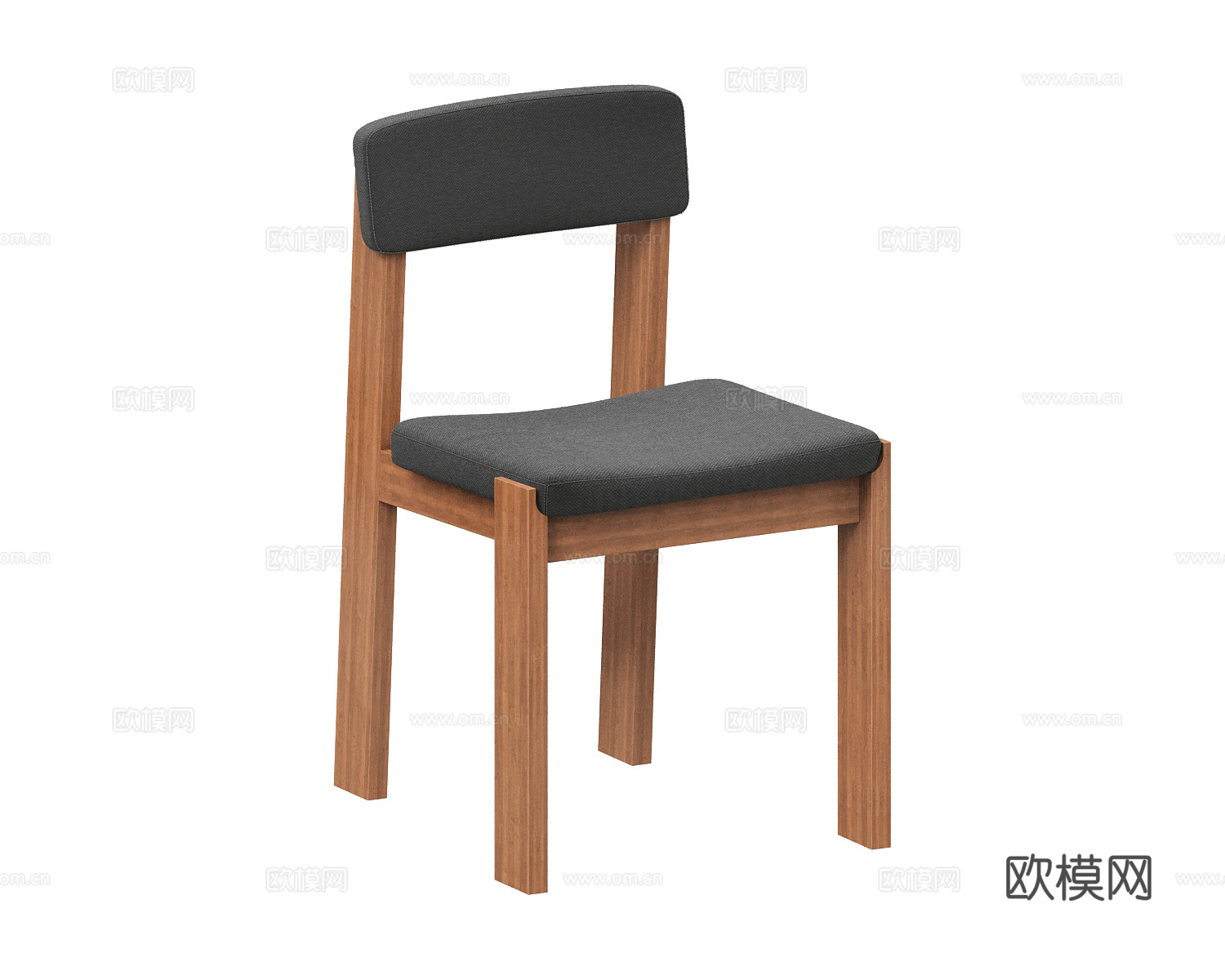 Arbore 原木风餐椅3d模型下载（渲染图1）