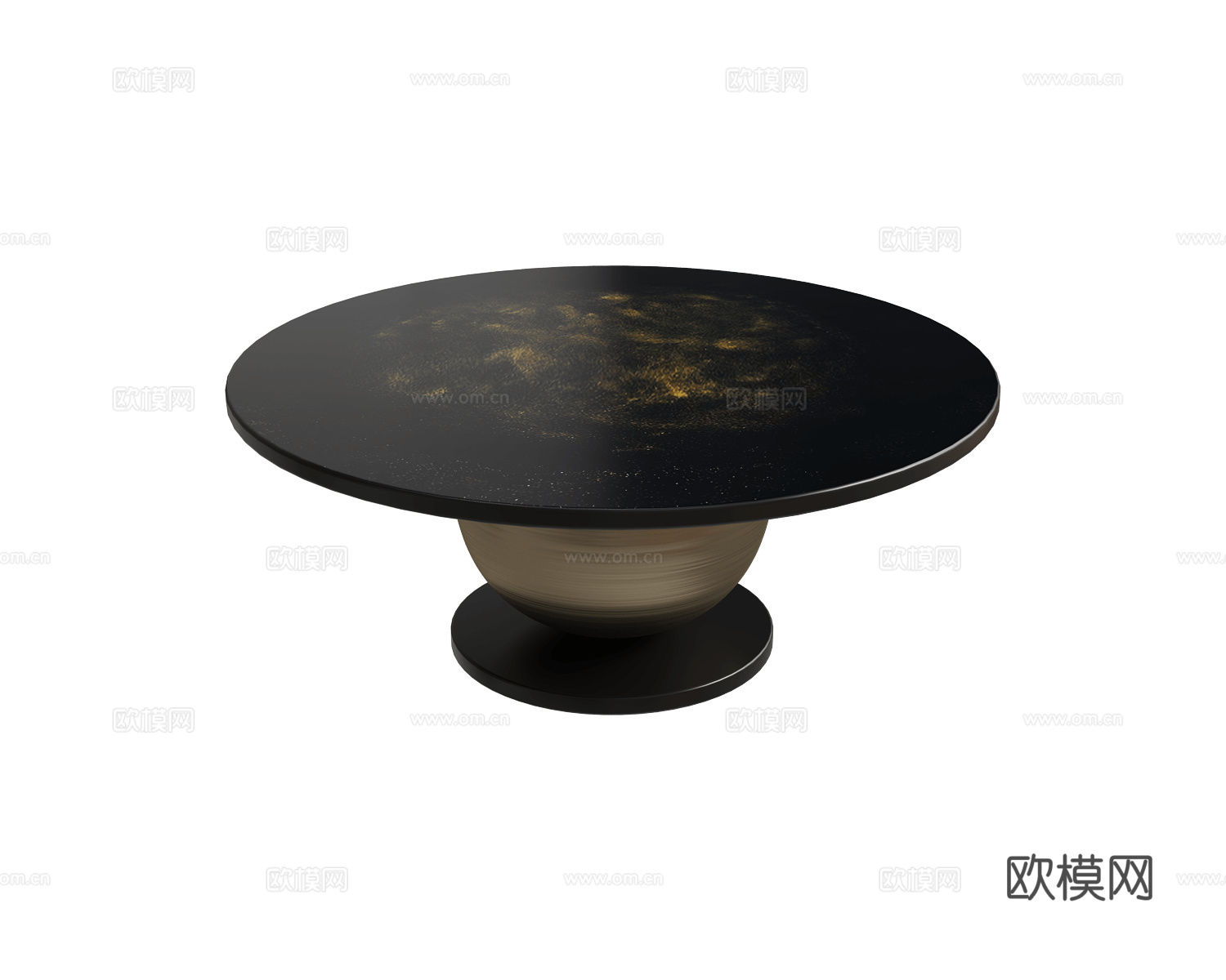 Paolo Castelli 意式圆餐桌3d模型下载（渲染图2）