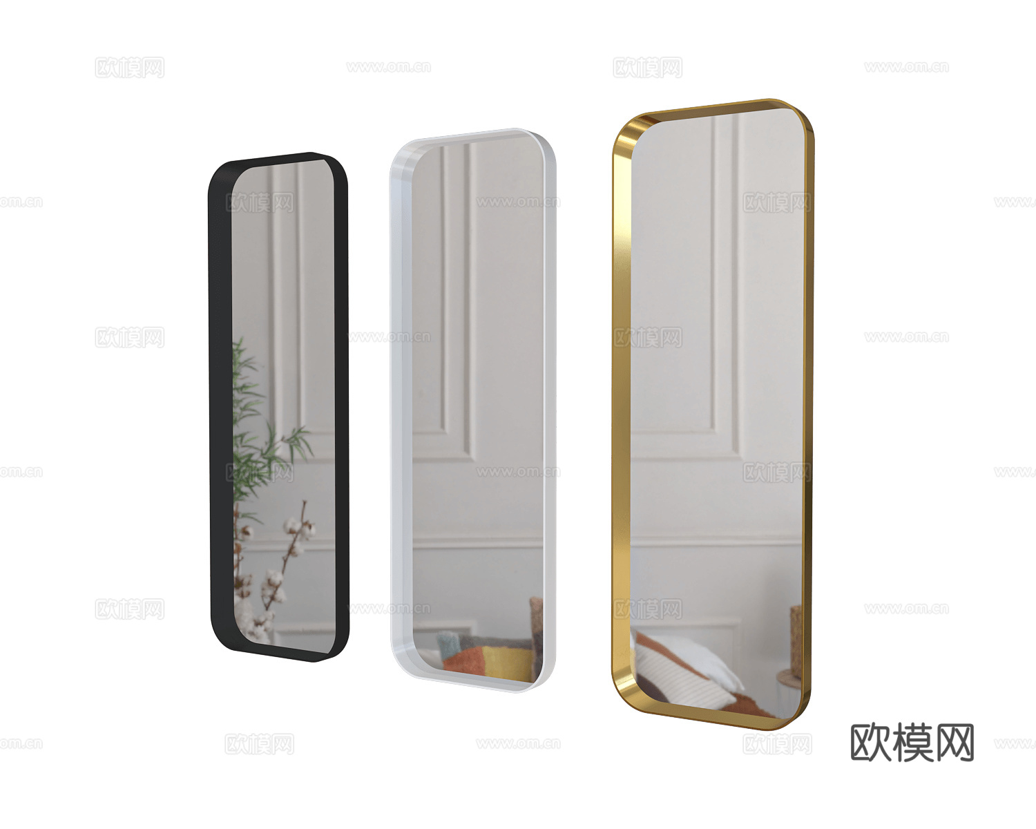 Pikart 挂镜 镜子3d模型下载