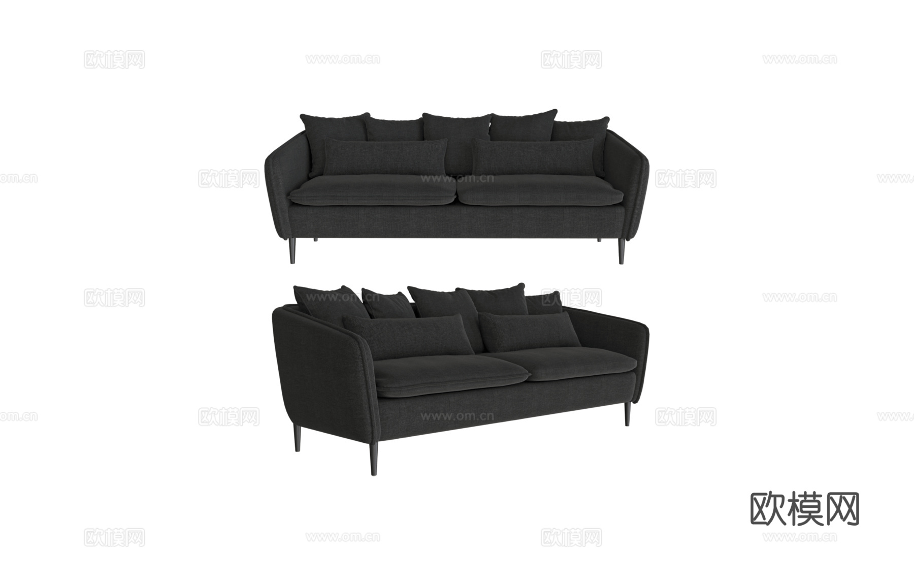 Masterfabrik 双人沙发3d模型下载