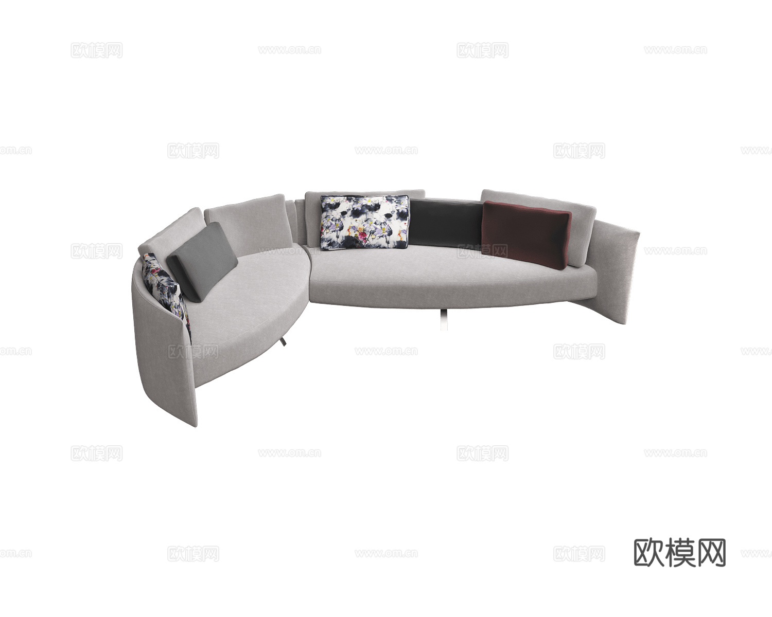 ERBA ITALIA 意式多人沙发3d模型下载（渲染图2）