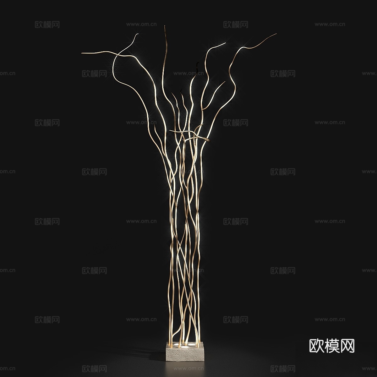 Serip落地灯3d模型下载