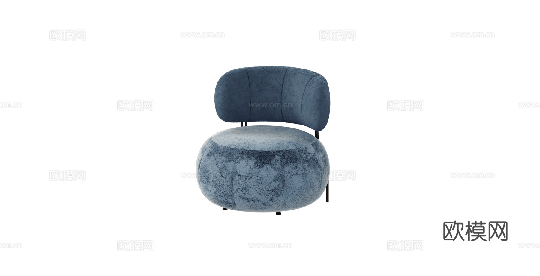 Saba 单人沙发3d模型下载