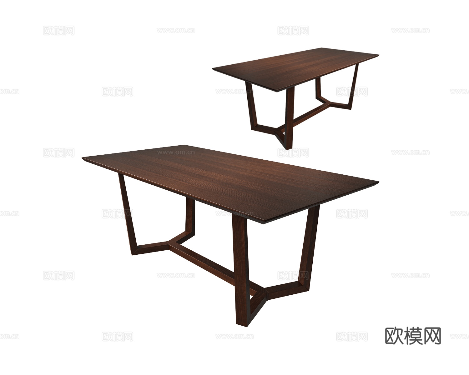 Pacini & Cappellini 中古风餐桌3d模型下载