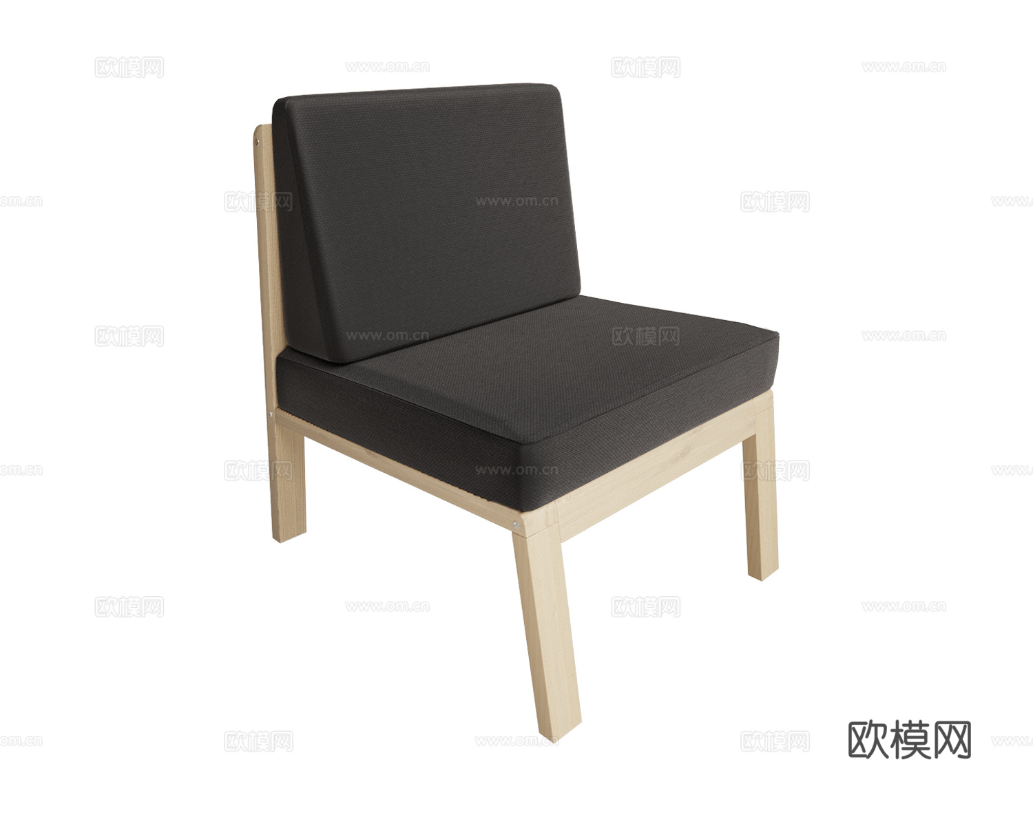 Blinde Design 单人沙发3d模型下载（渲染图2）